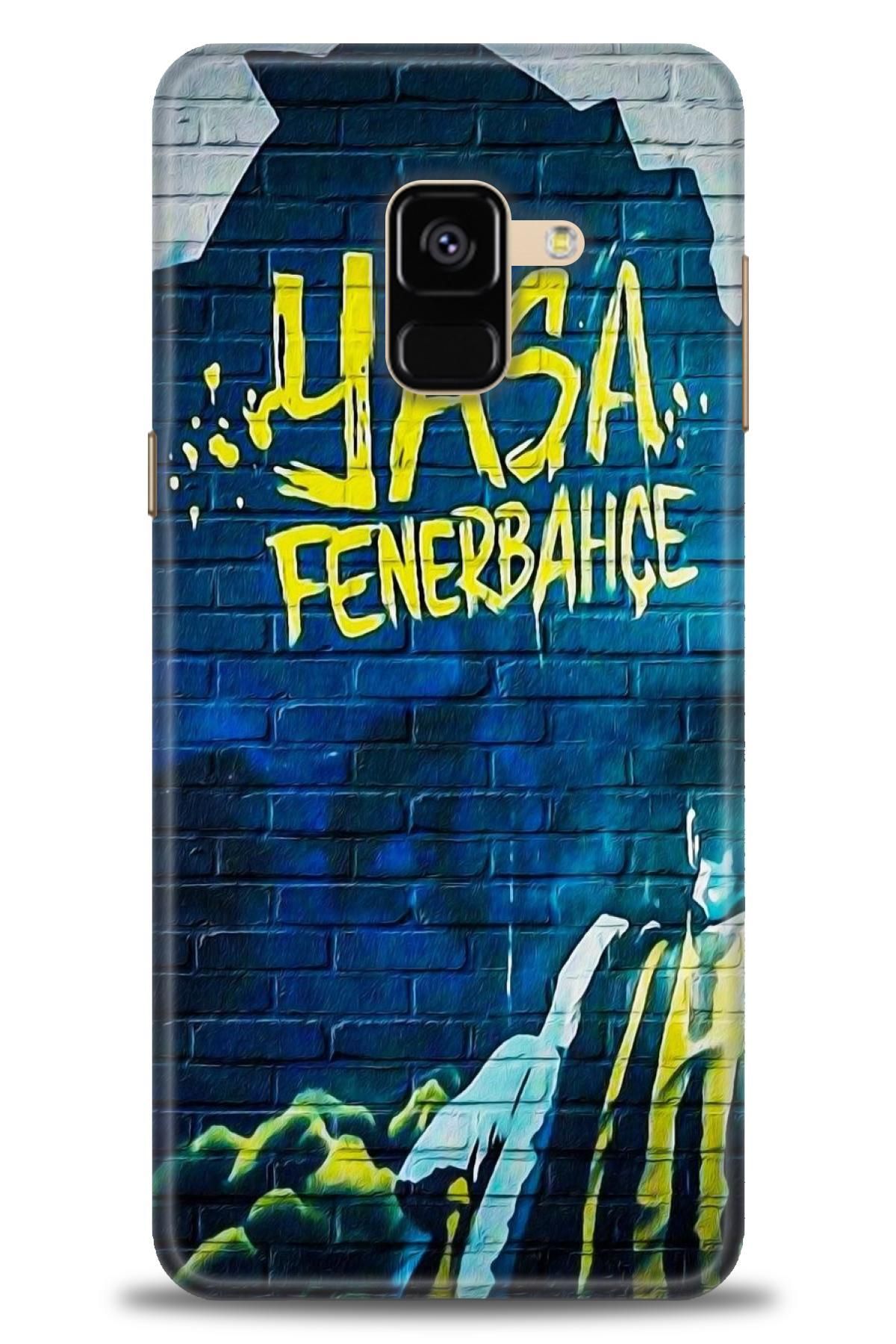 CooperTech Samsung Galaxy A8 2018 İle Uyumlu HD Baskılı Desenli Silikon Kılıf - 72