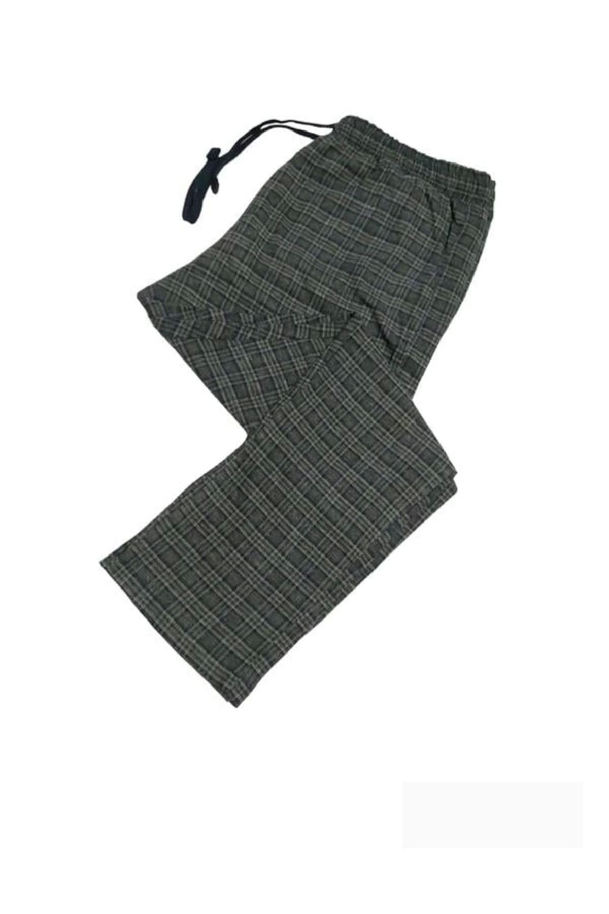 Moda Şahsenem Pijalüx Erkek Ekose Desen Tek Alt 2914