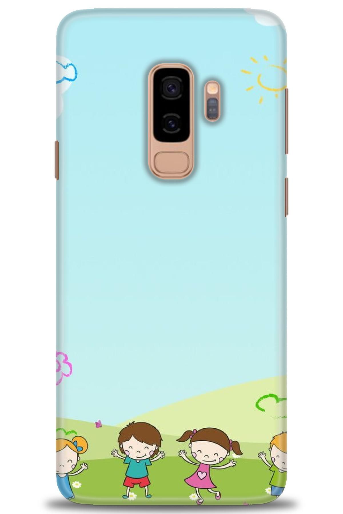 CooperTech Samsung Galaxy S9 Plus İle Uyumlu HD Baskılı Desenli Silikon Kılıf - 594