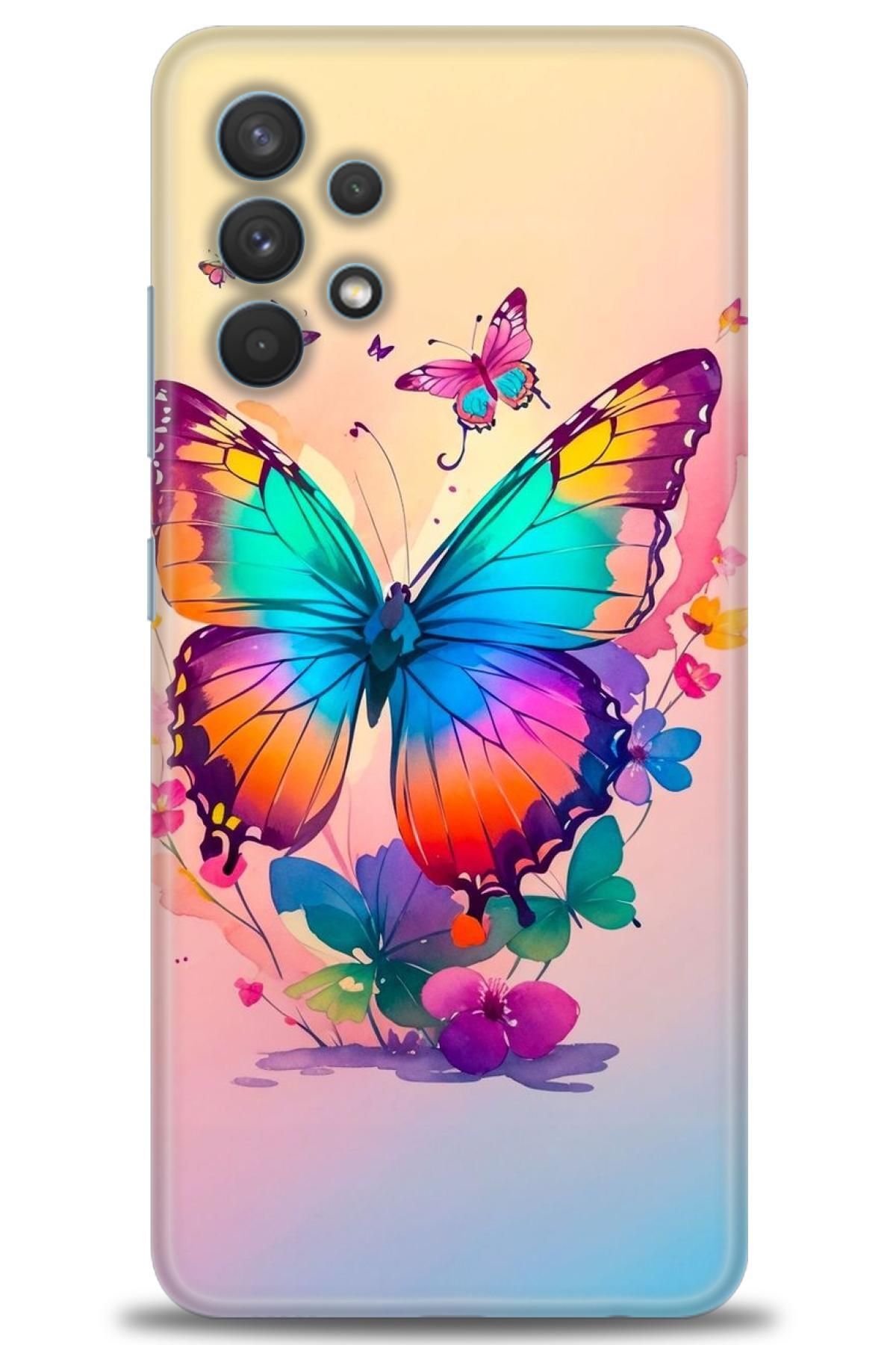 CooperTech Samsung Galaxy A32 İle Uyumlu HD Baskılı Desenli Silikon Kılıf - 189