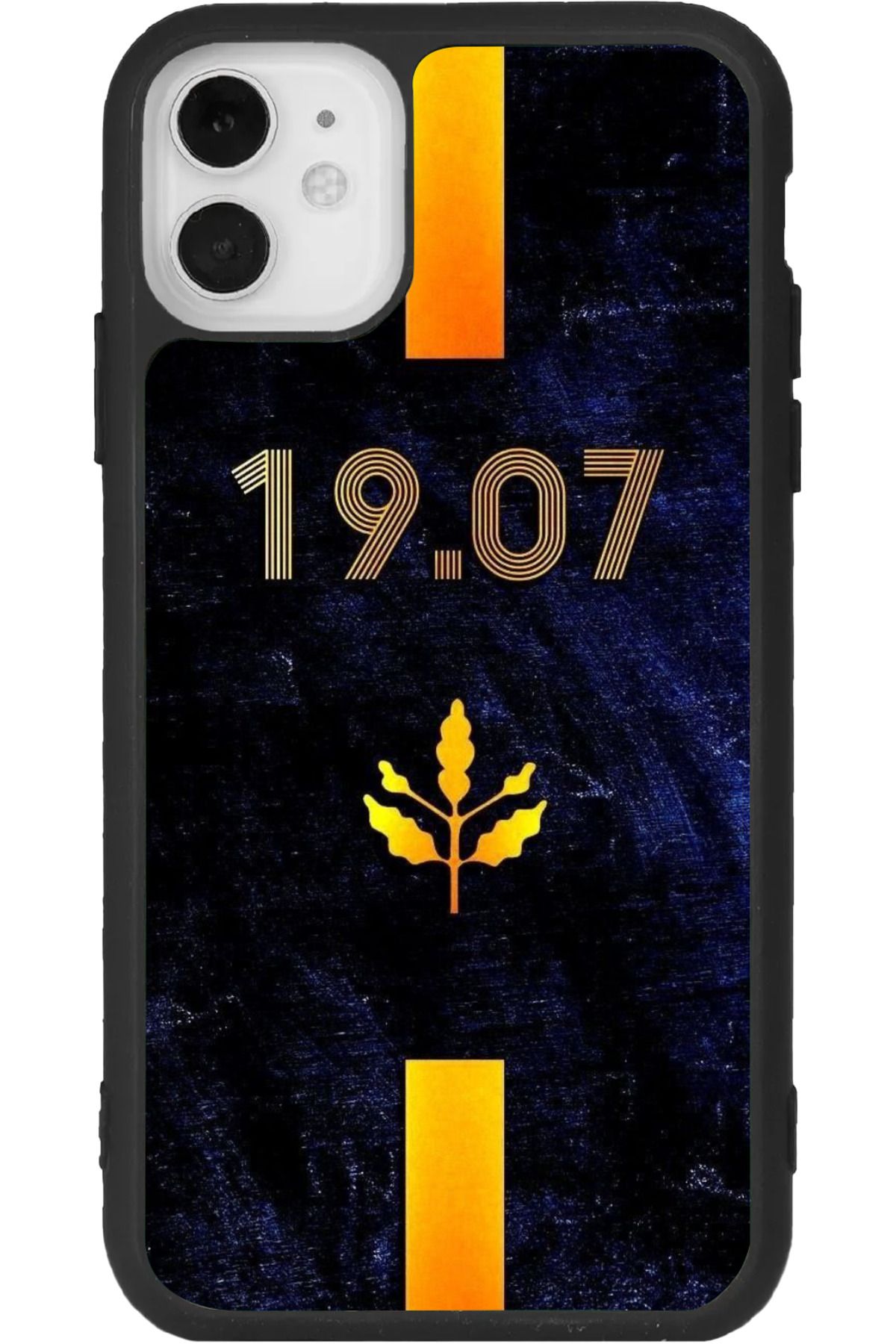 Aksel Kılıf iPhone 11 Uyumlu Baskılı, Mat Siyah Renk, Yumuşak Silikon, Koruyucu, Şok Emici Kapak, Kılıf