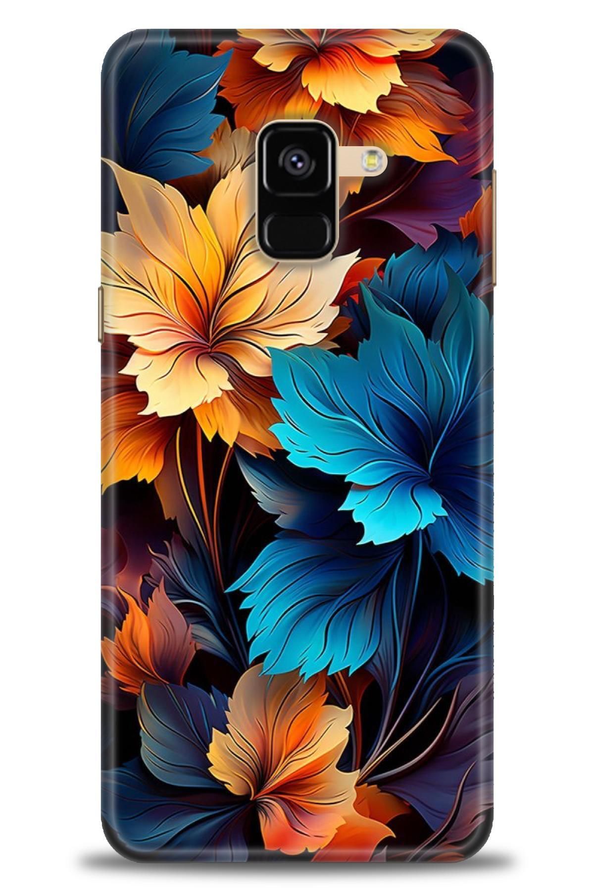 CooperTech Samsung Galaxy A8 2018 İle Uyumlu HD Baskılı Desenli Silikon Kılıf - 972