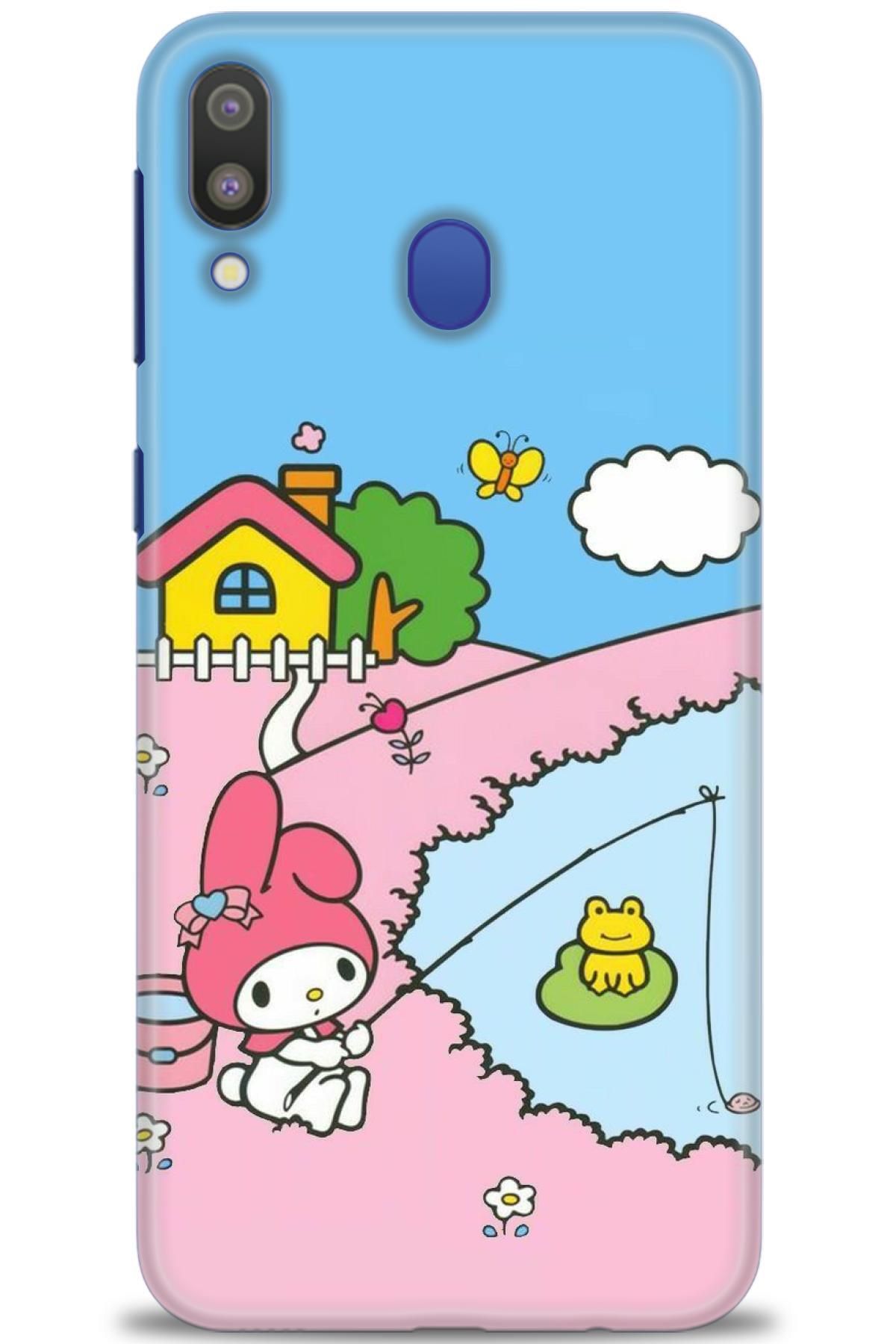 CooperTech Samsung Galaxy M20 İle Uyumlu HD Baskılı Desenli Silikon Kılıf - 873