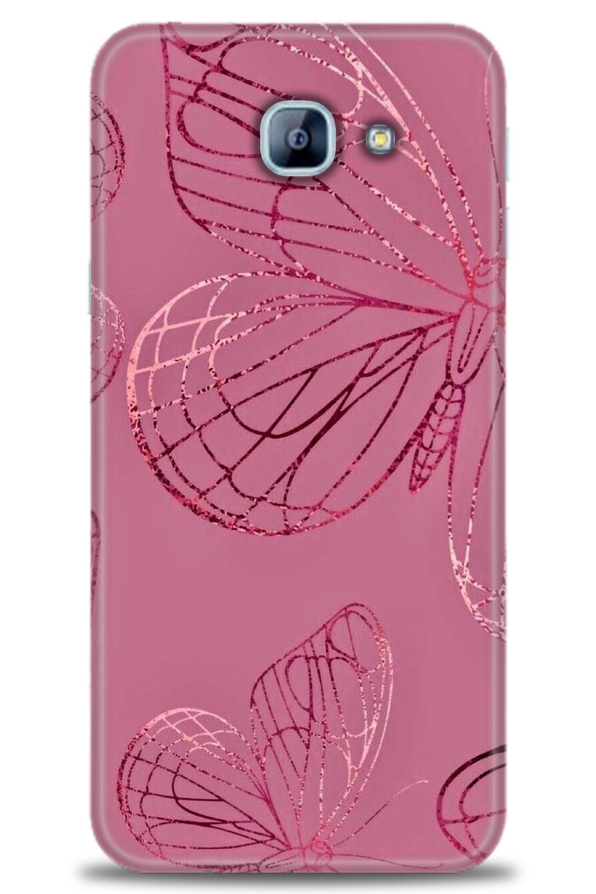 CooperTech Samsung Galaxy A8 2016 İle Uyumlu HD Baskılı Desenli Silikon Kılıf - 251