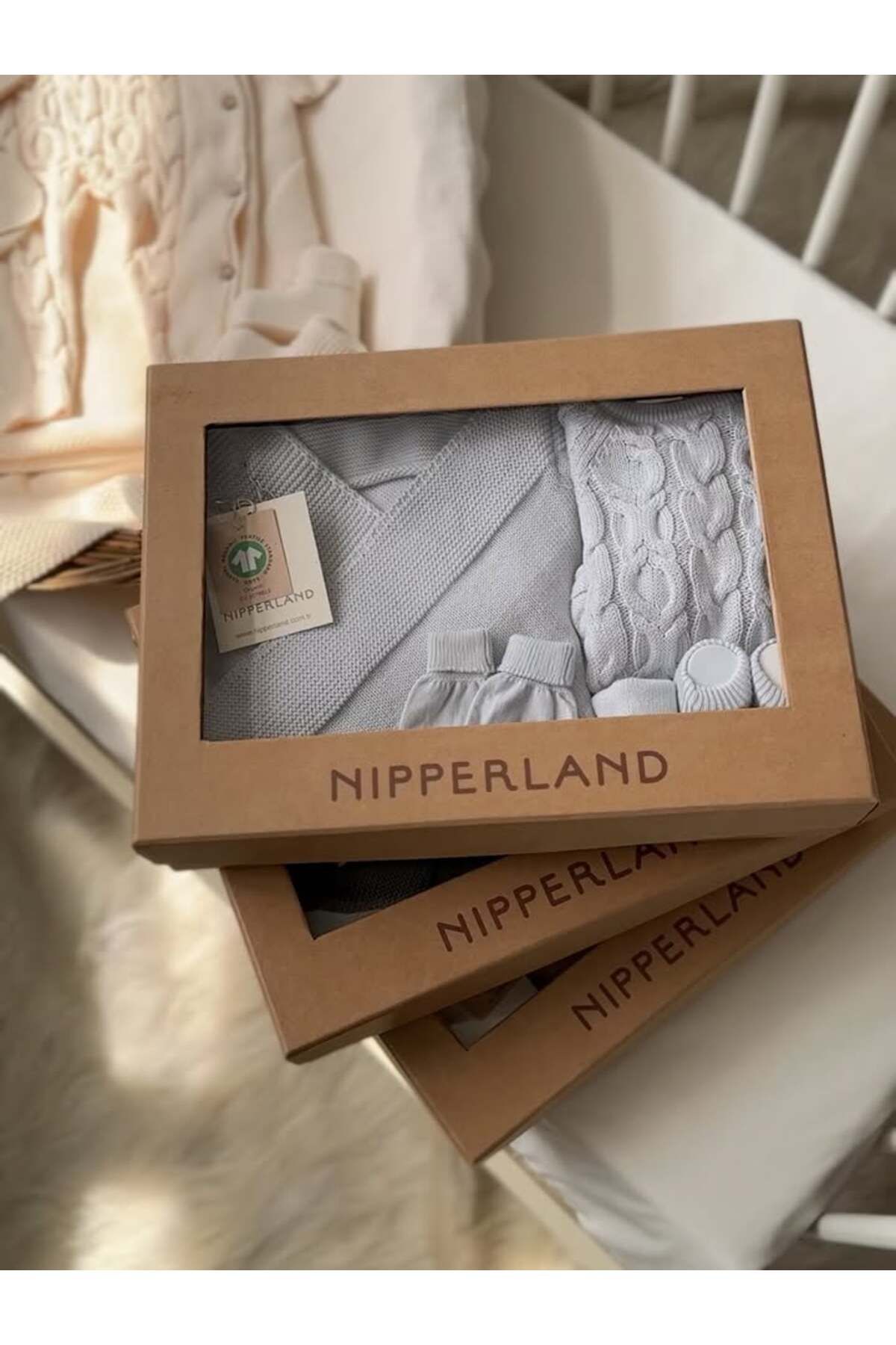 Nipperland %100 Organik Pamuk Sandıklı 5'li Set