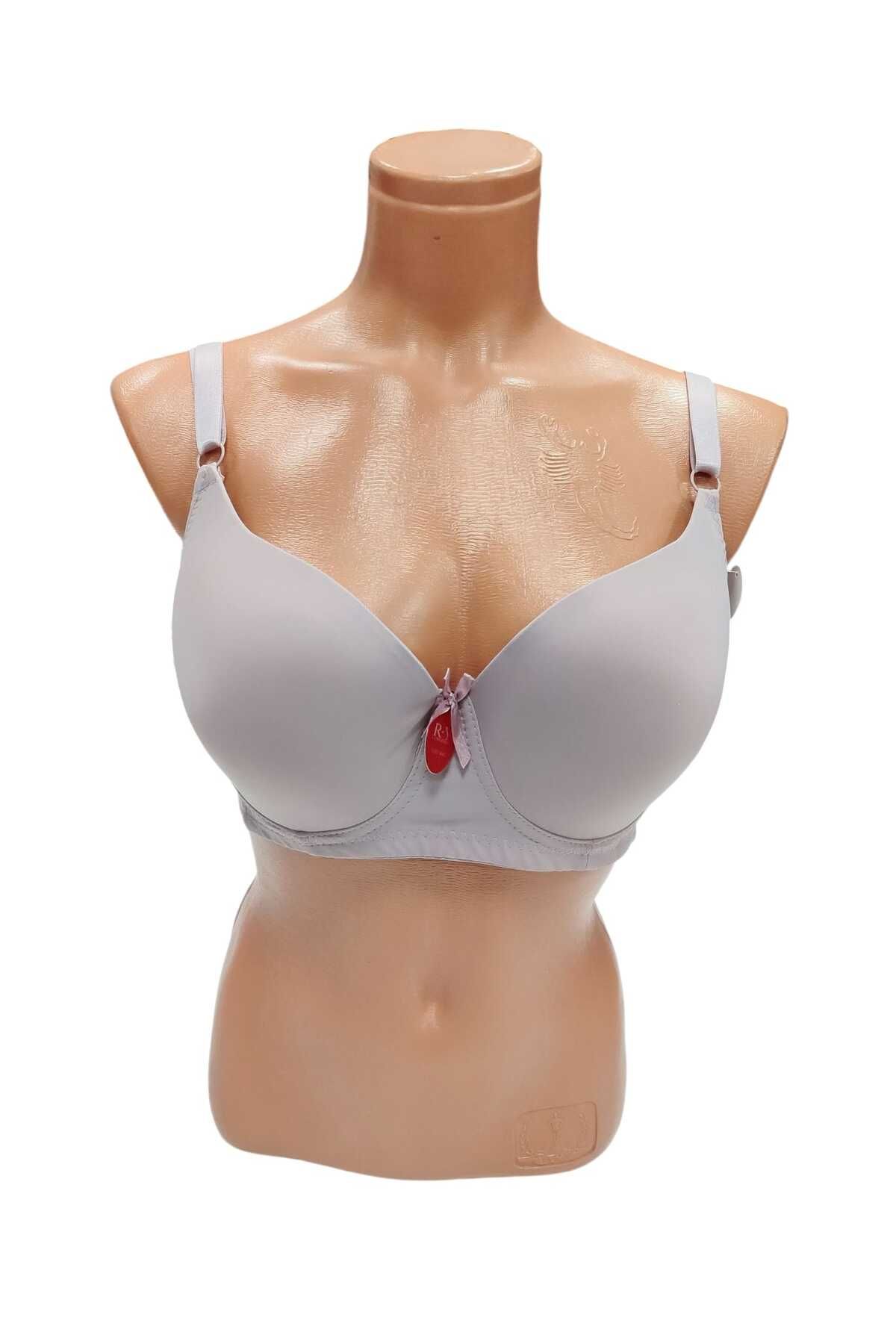 wear treasure C CUP TELLİ SÜNGERLİ İÇİ BOŞ 3 KOPÇALI MİKRO KUMAŞ TOPARLAYICI SÜTYEN