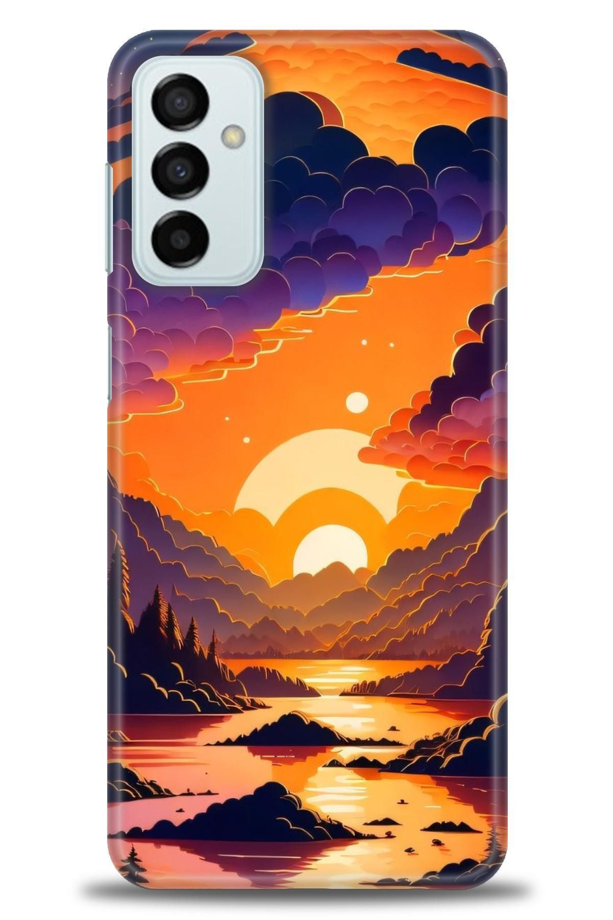 CooperTech Samsung Galaxy M23 İle Uyumlu HD Baskılı Desenli Silikon Kılıf - 323