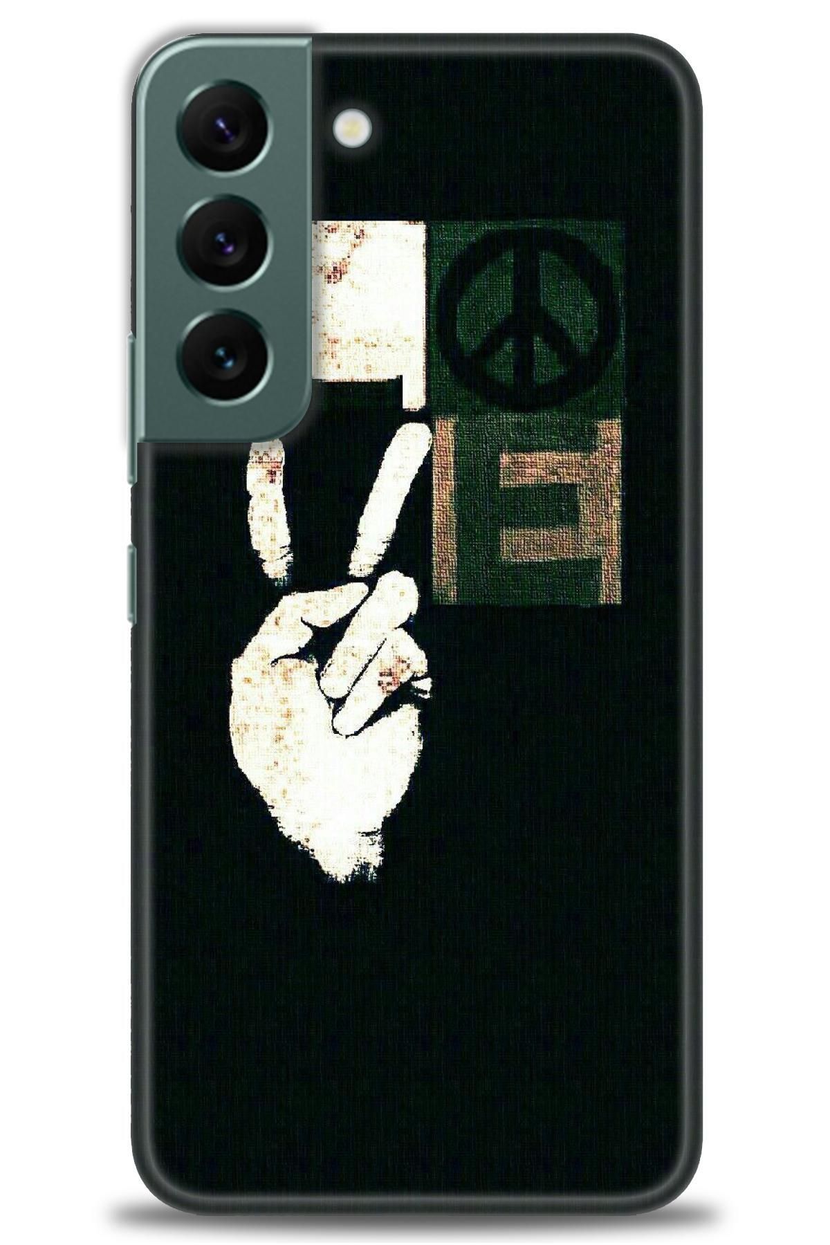 CooperTech Samsung Galaxy S22 İle Uyumlu HD Baskılı Desenli Silikon Kılıf - 477
