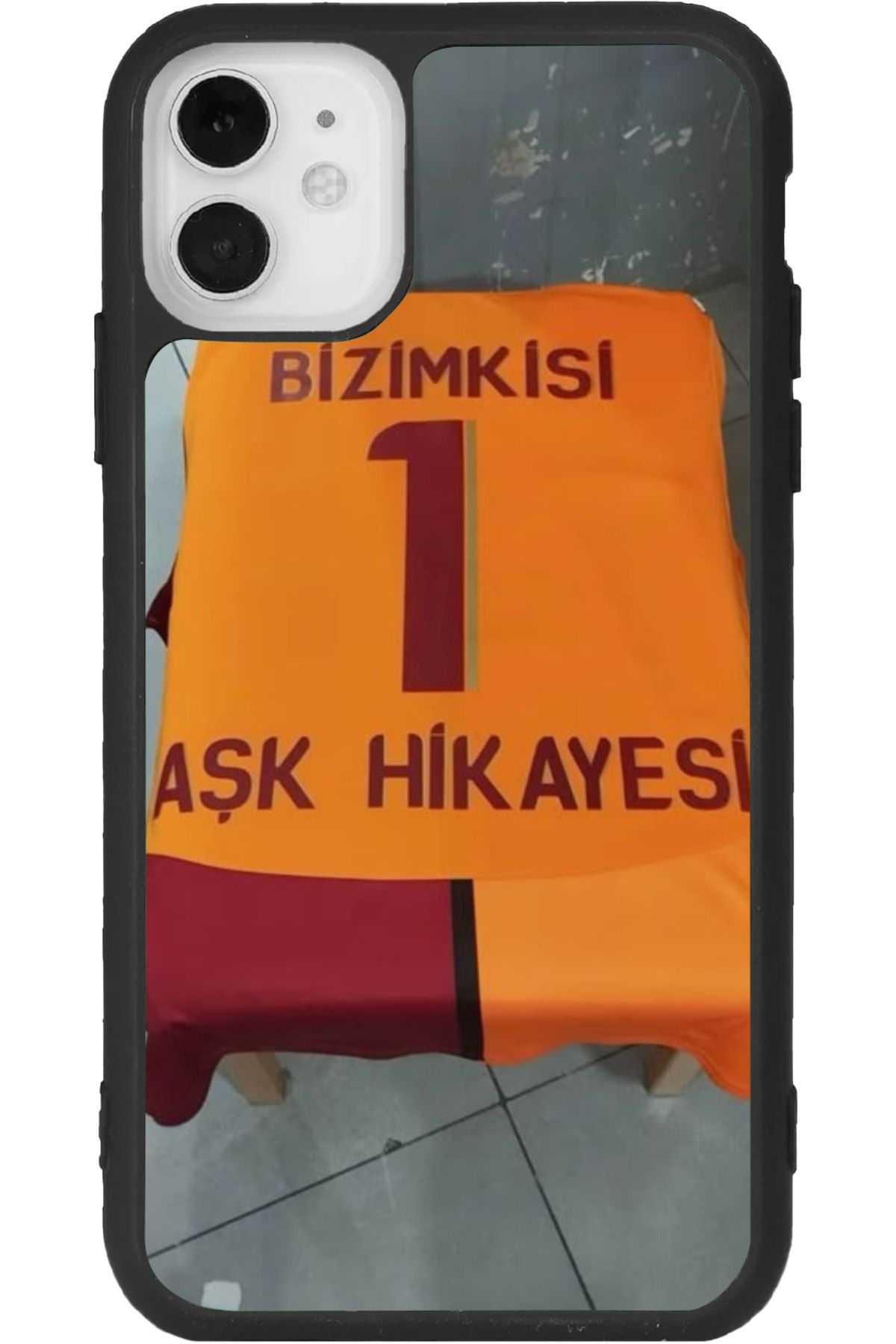 Aksel Kılıf iPhone 11 Uyumlu Baskılı, Mat Siyah Renk, Yumuşak Silikon, Koruyucu, Şok Emici Kapak, Kılıf