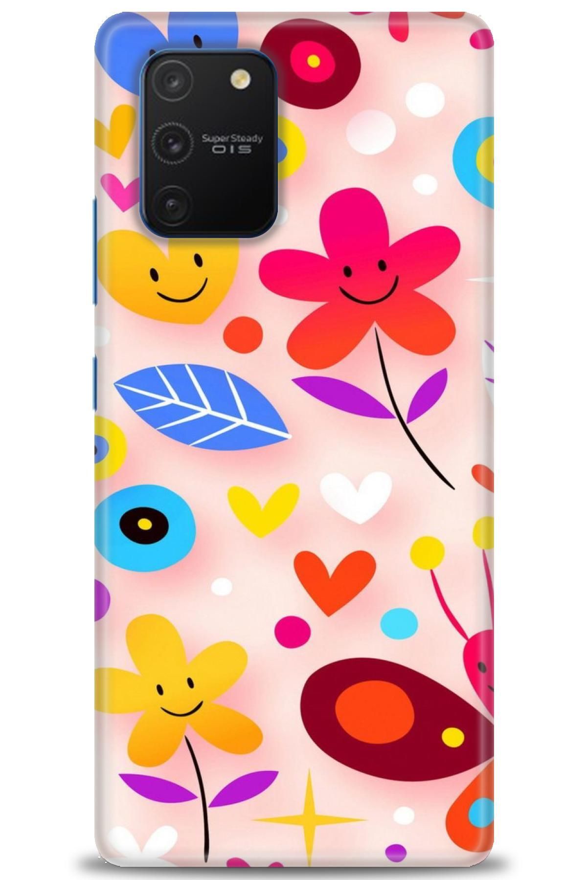 CooperTech Samsung Galaxy A91 İle Uyumlu HD Baskılı Desenli Silikon Kılıf - 819