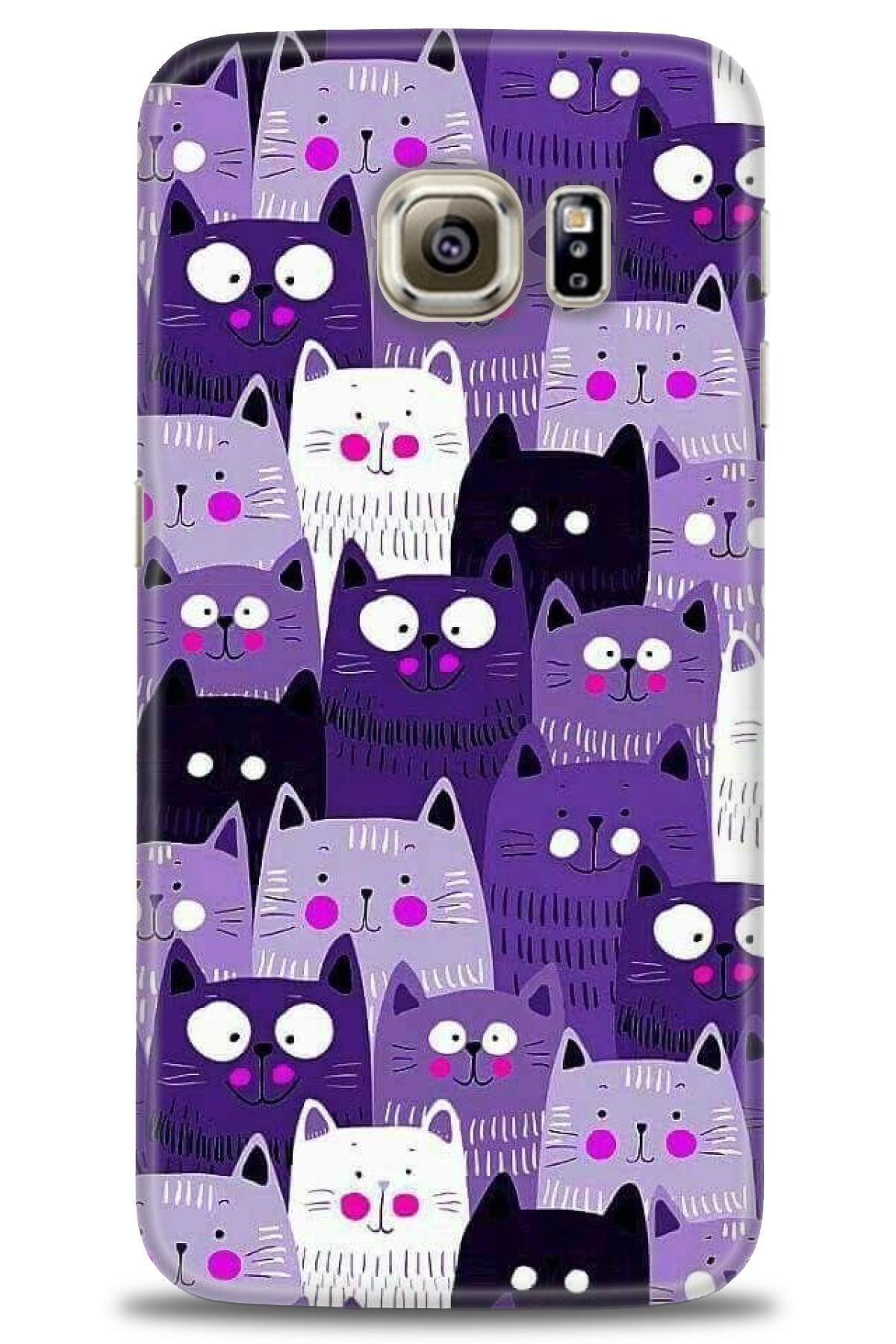 CooperTech Samsung Galaxy S6 İle Uyumlu HD Baskılı Desenli Silikon Kılıf - 305