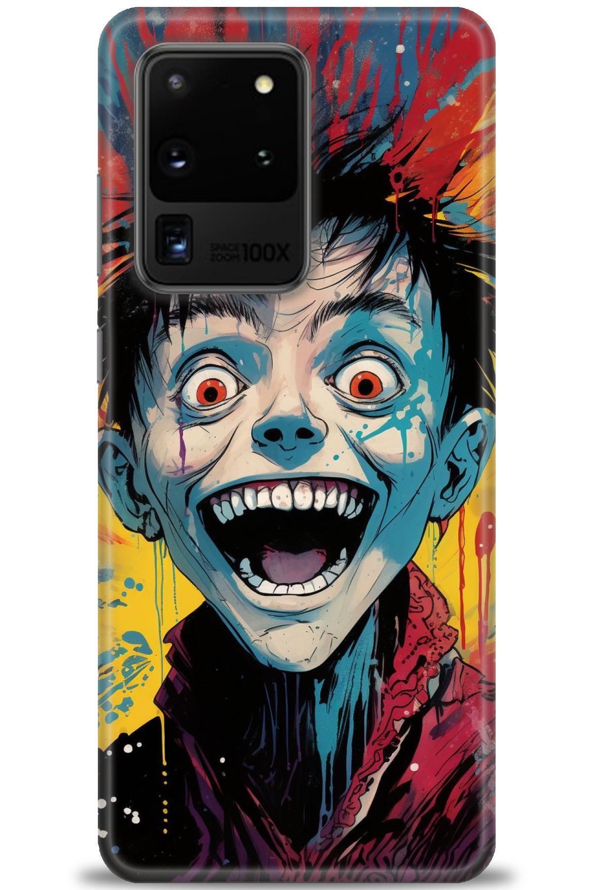 CooperTech Samsung Galaxy S20 Ultra İle Uyumlu HD Baskılı Desenli Silikon Kılıf - 567