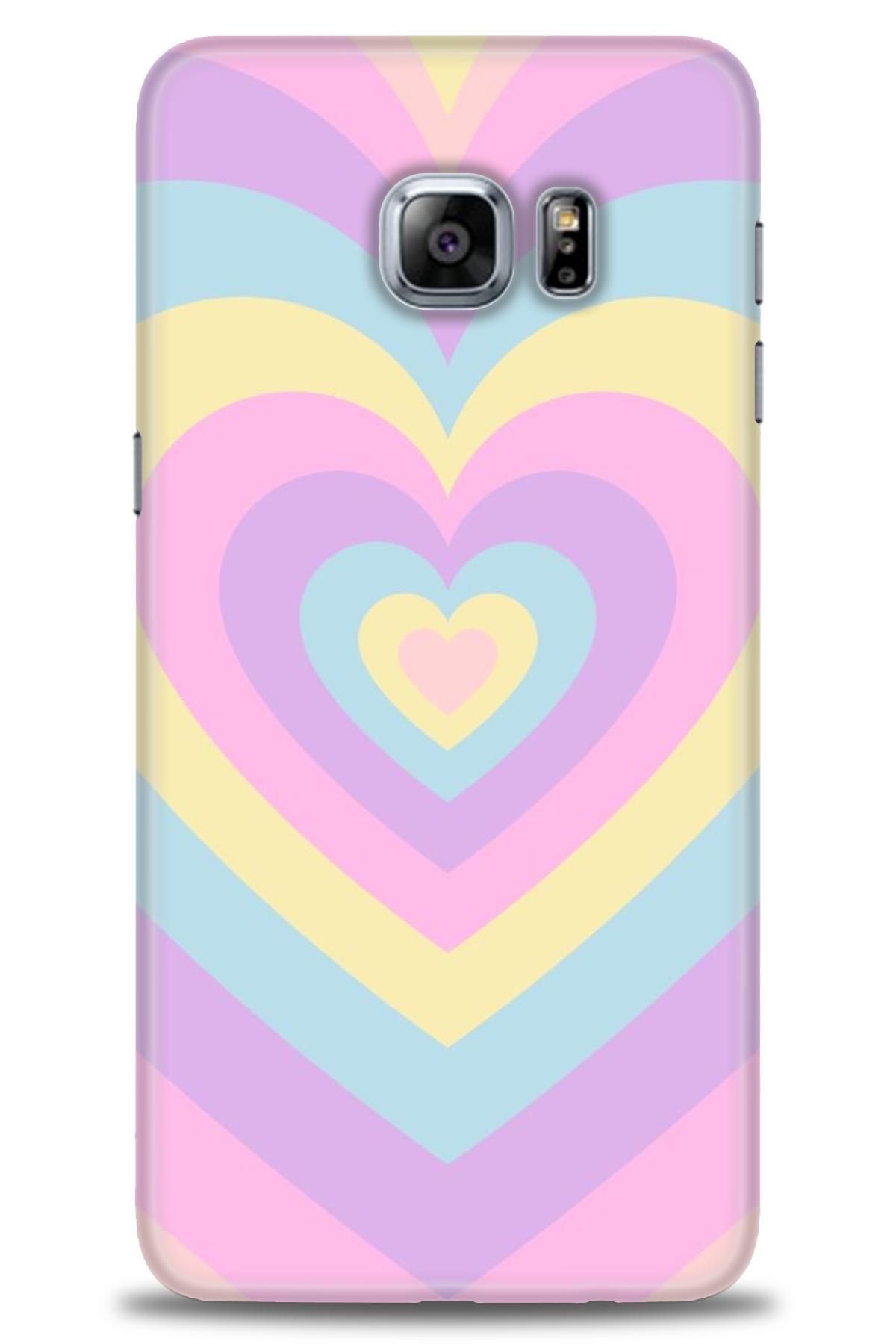 CooperTech Samsung Galaxy S6 Edge Plus İle Uyumlu HD Baskılı Desenli Silikon Kılıf - 666