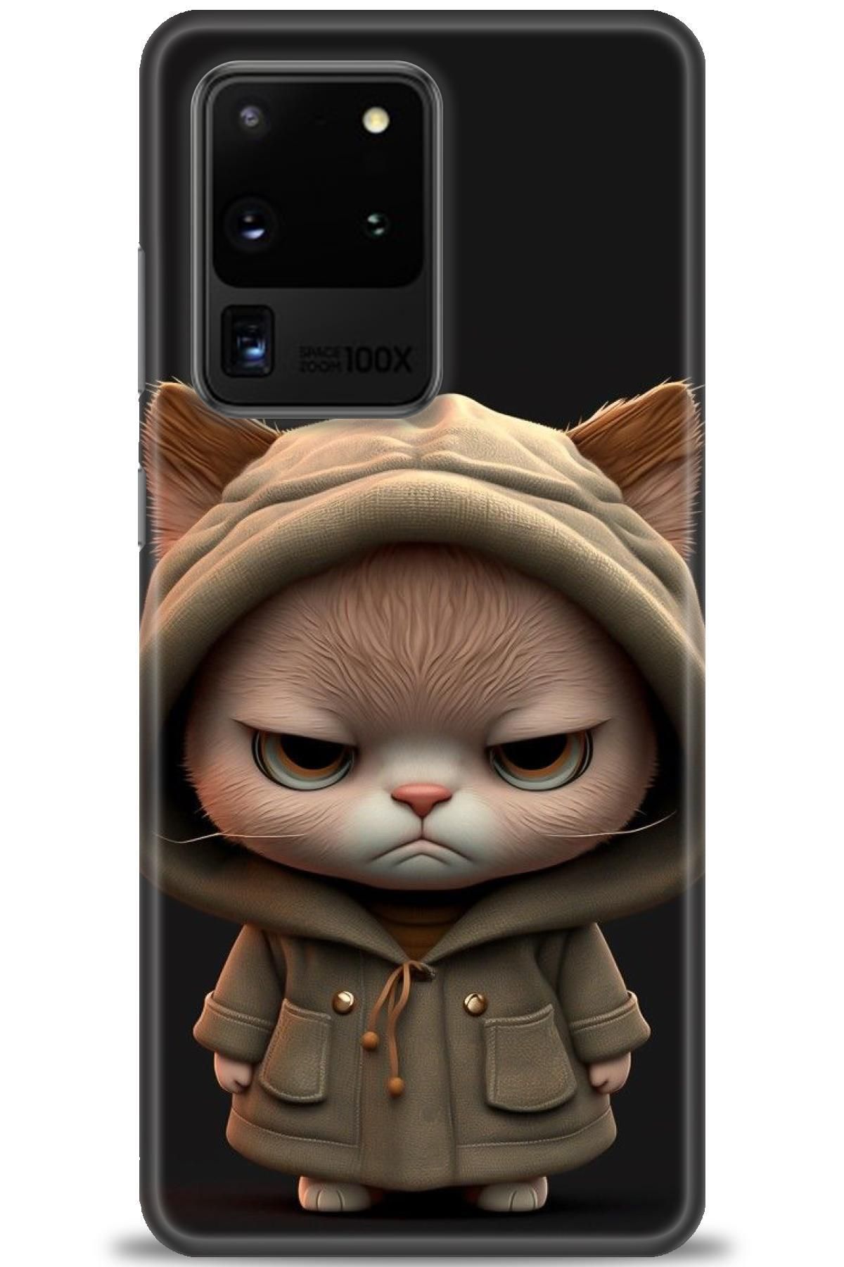 CooperTech Samsung Galaxy S20 Ultra İle Uyumlu HD Baskılı Desenli Silikon Kılıf - 440