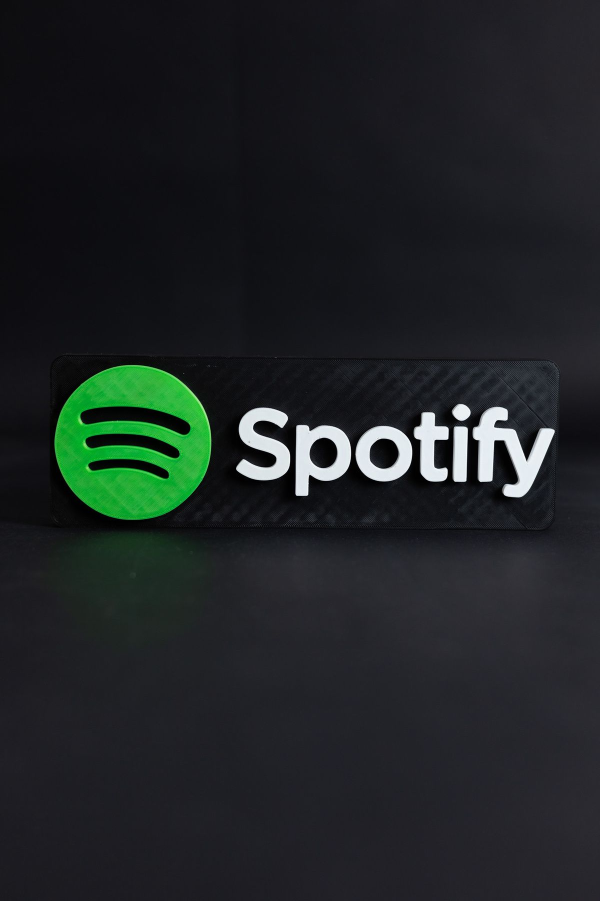 domini Spotify - 3 Boyutlu Tabela - 25cm x 8.5cm x 2cm