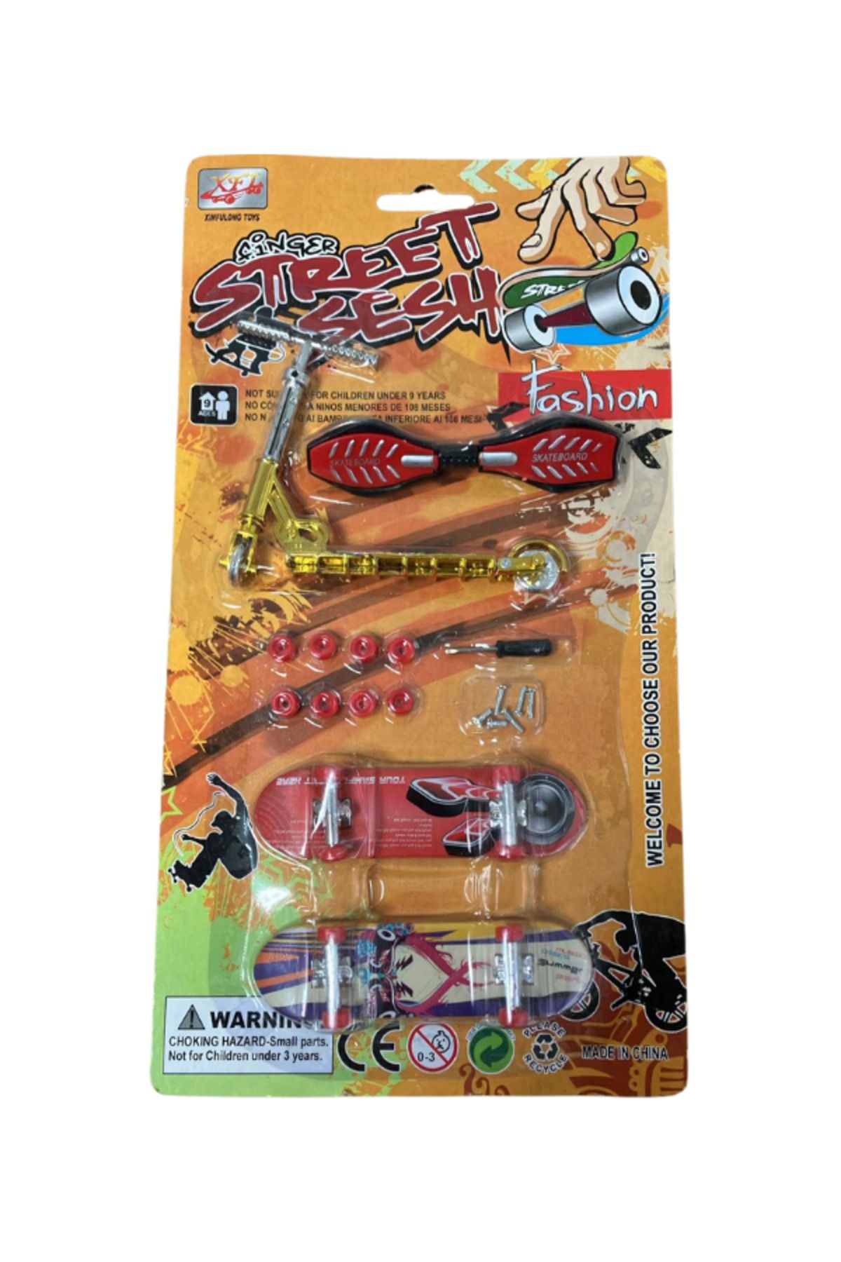 BalonKasaba Mini Skate Board Finger Parmak Kaykay Scooter Ve Aksesuarlar Oyun Seti