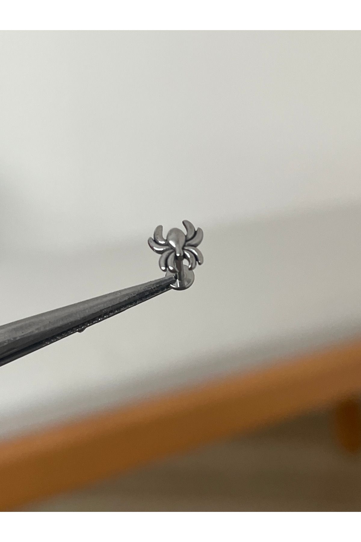 Rupen Kraft 316 L Cerrahi Çelik Örümcek Modeli Tragus Helix Kıkırdak Piercing