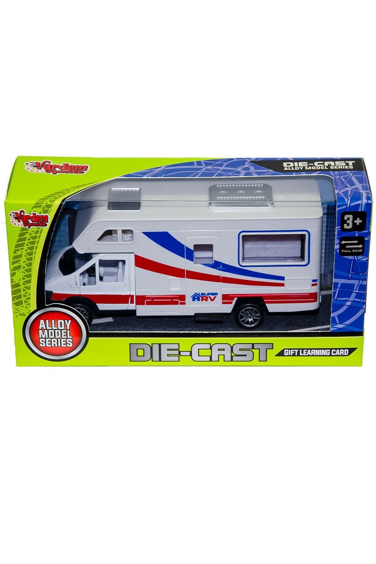 BYR Fırsat Byr Xfd889-311 Kutulu Çek Bırak Die-Cast Karavan - Ta Olan Gönderilir Yeni