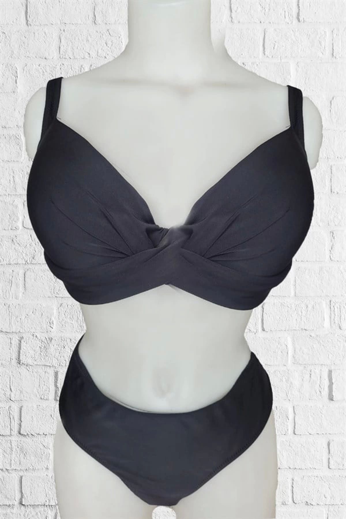 Moda Şahsenem Kaplı Toparlayıcı Bikini Mayo 2512 Mila