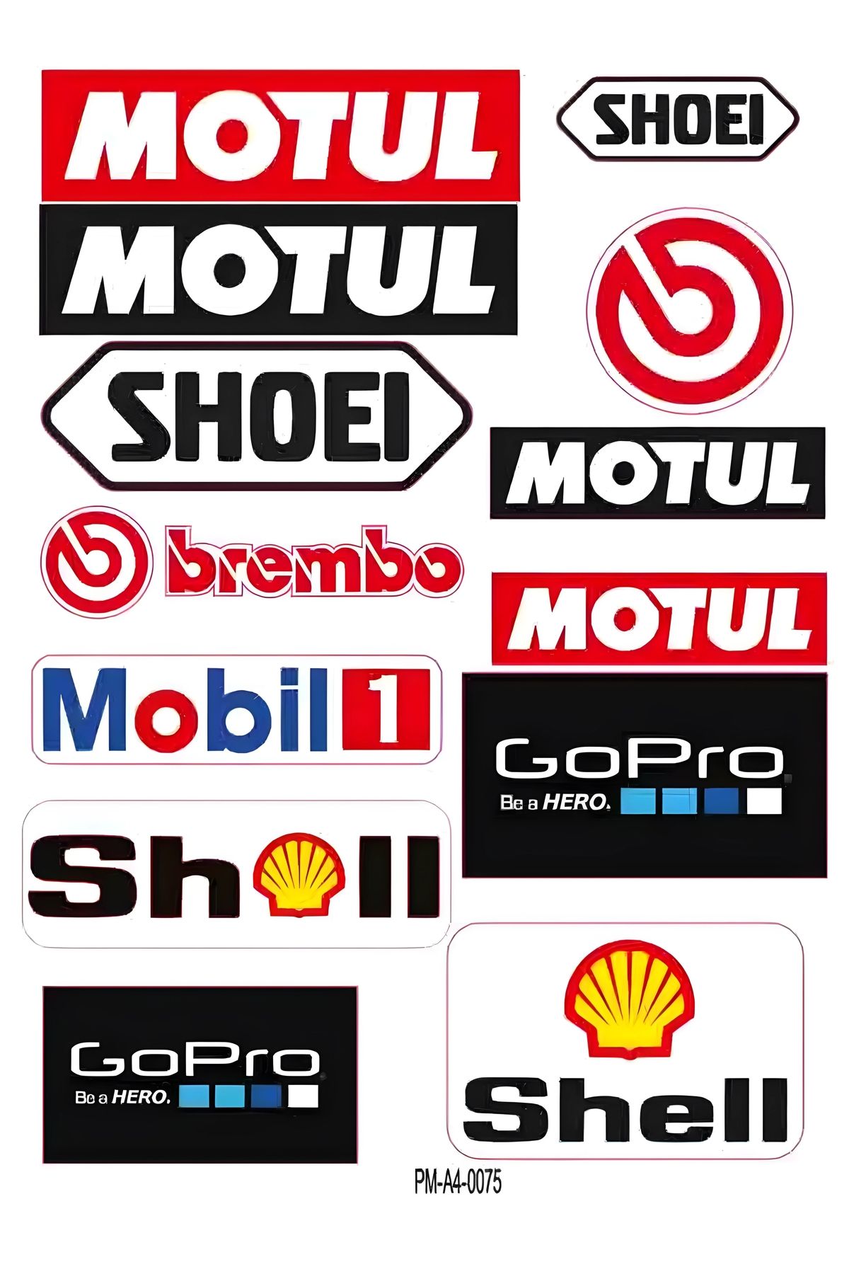 Grafikup Araç Sticker Seti - Oto Motosiklet Bisiklet Kask Sticker Seti