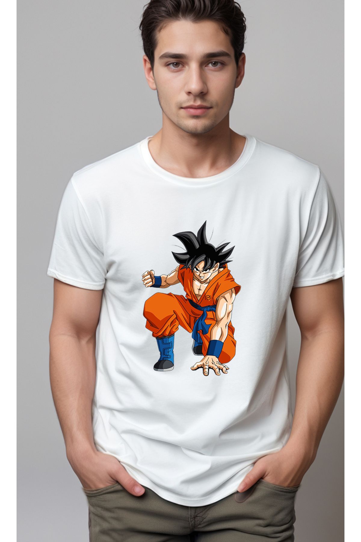 petite pati Dragon Ball Goku Baskılı Unisex Tshirt