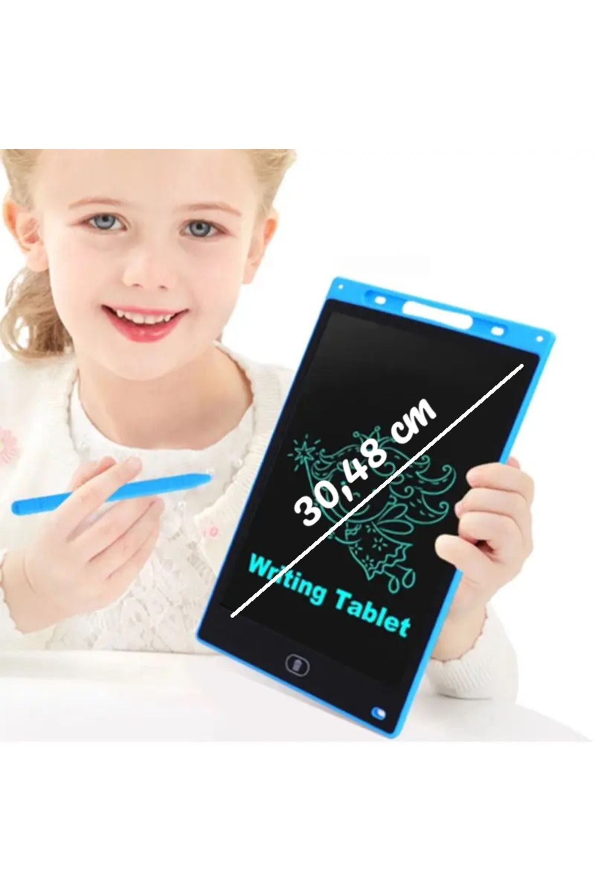 WBC STORE 12'' İnç 30.48 cm LCD Panel Grafik Yazı Tahtası Çocuk ve Yetişkin Çizim Tableti Dijital Kalemli