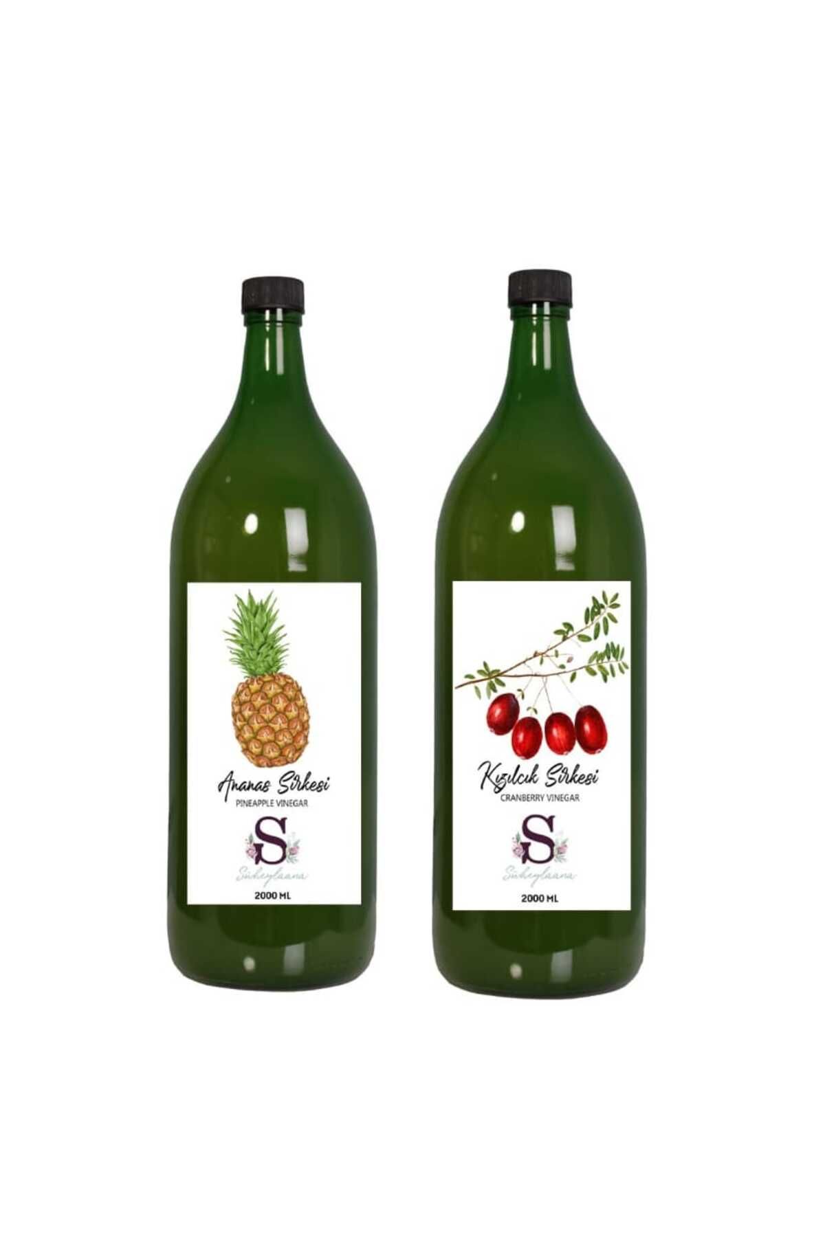 Süheylaana Doğal Avokado Sirkesi 2000 Ml - Doğal Kızılcık Sirkesi 2000 Ml