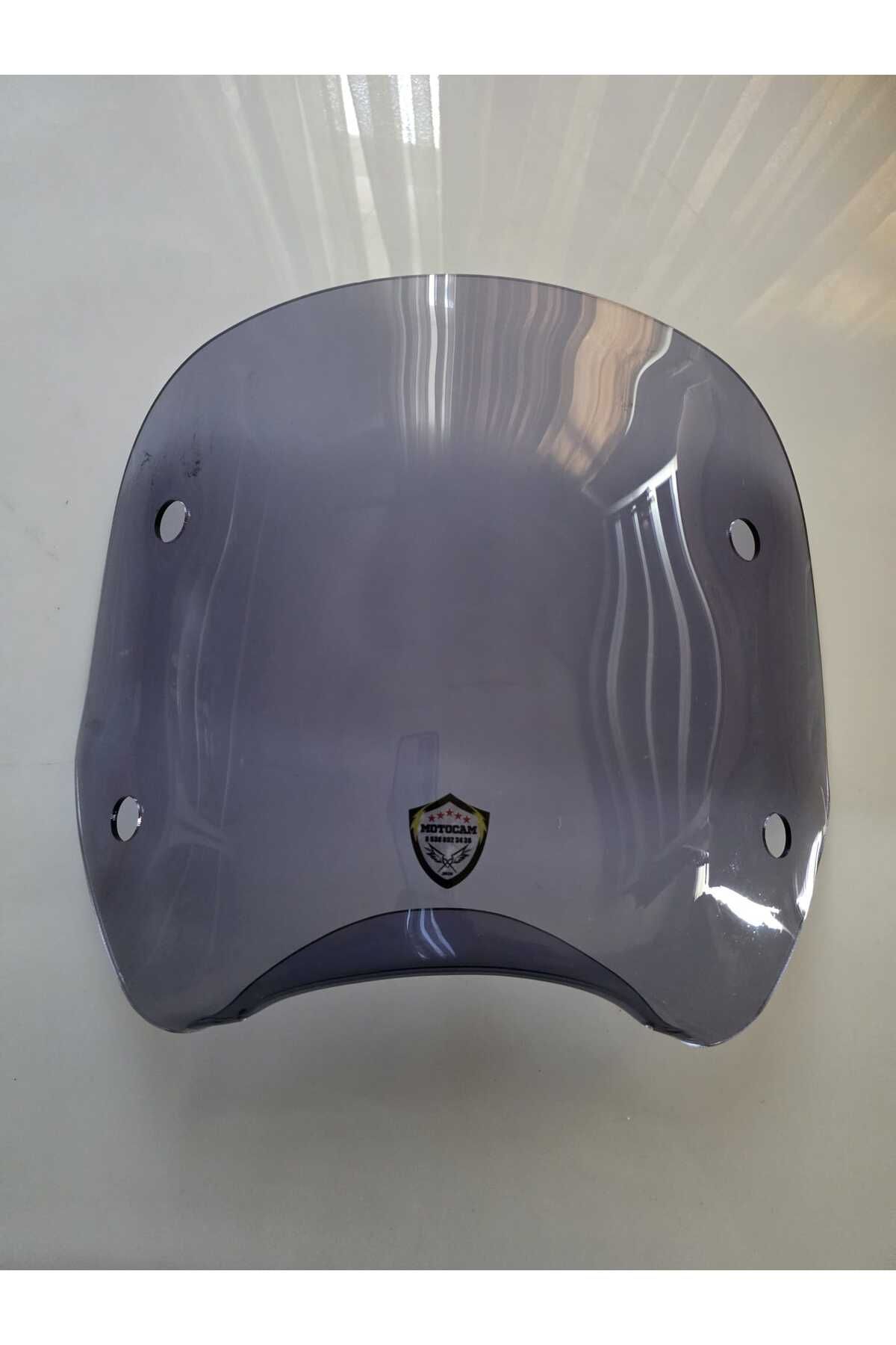 Piaggio Beverly 500 Ön Uzatma Camı 2001-2007 Model 34cm Füme Renkli 4mm APARATSIZDIR
