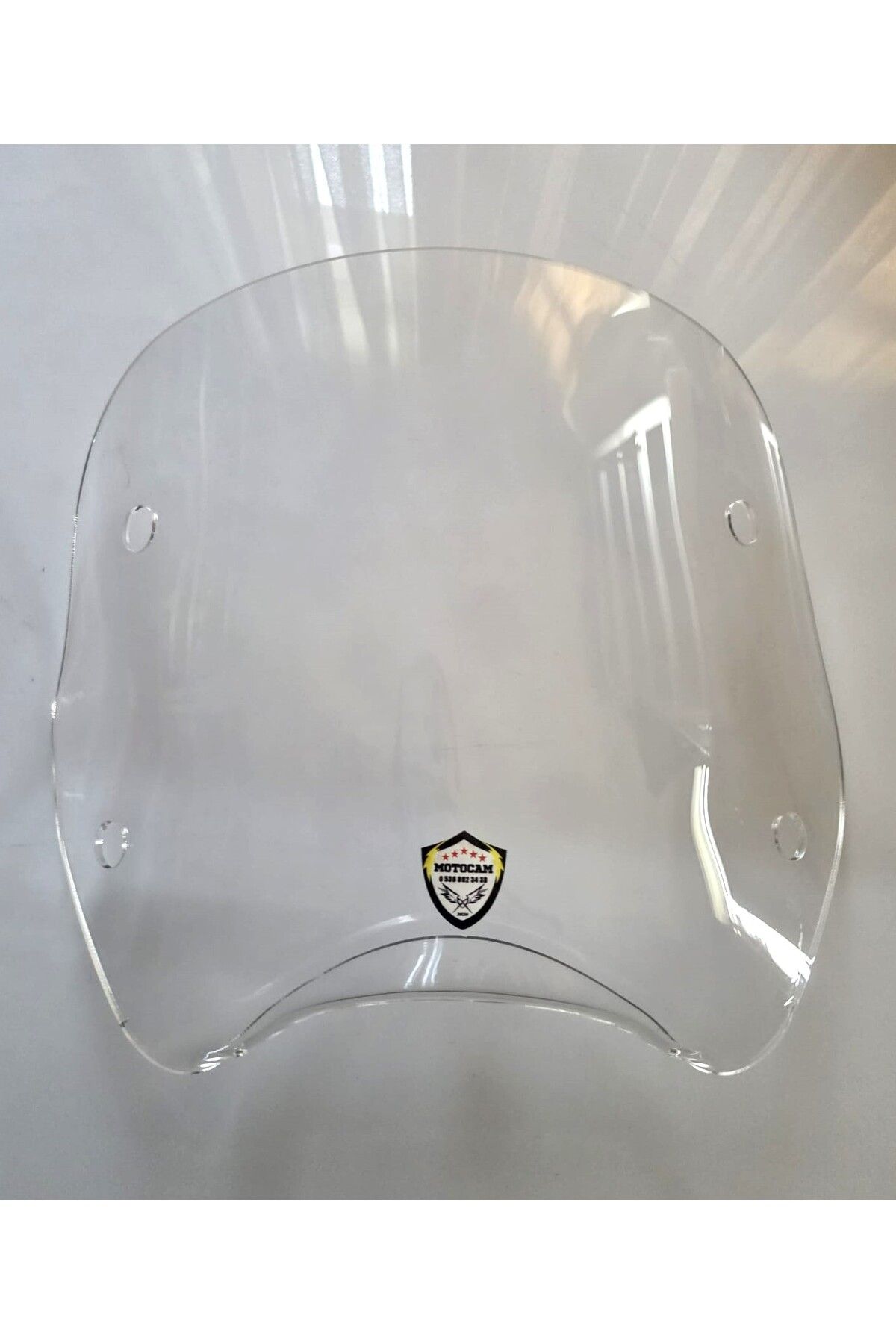 Piaggio Beverly 500 Ön Uzatma Camı 2001-2007 Model 34cm Şeffaf Renkli 4mm APARATSIZDIR