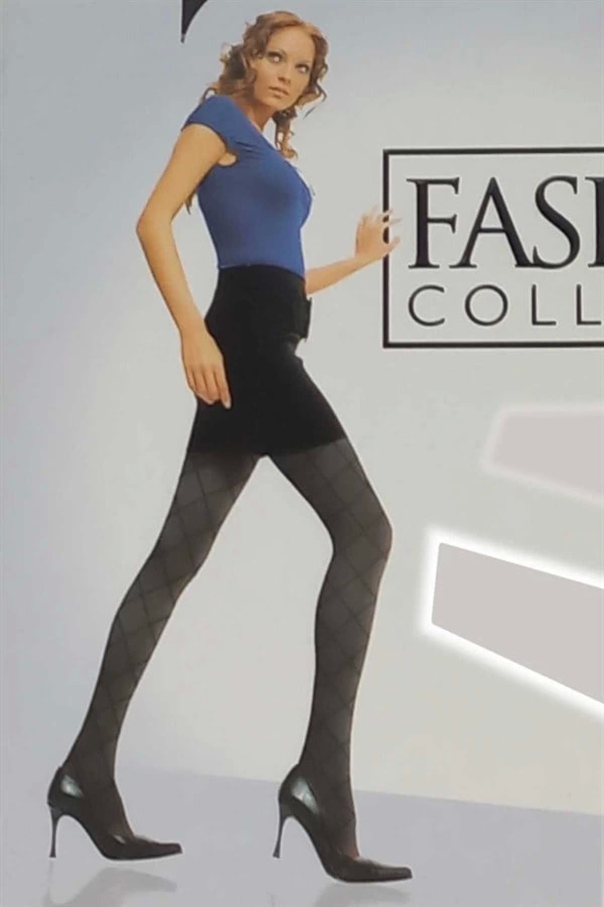 Moda Şahsenem İtaliana Kadın Voile Desenli Külotlu Çorap