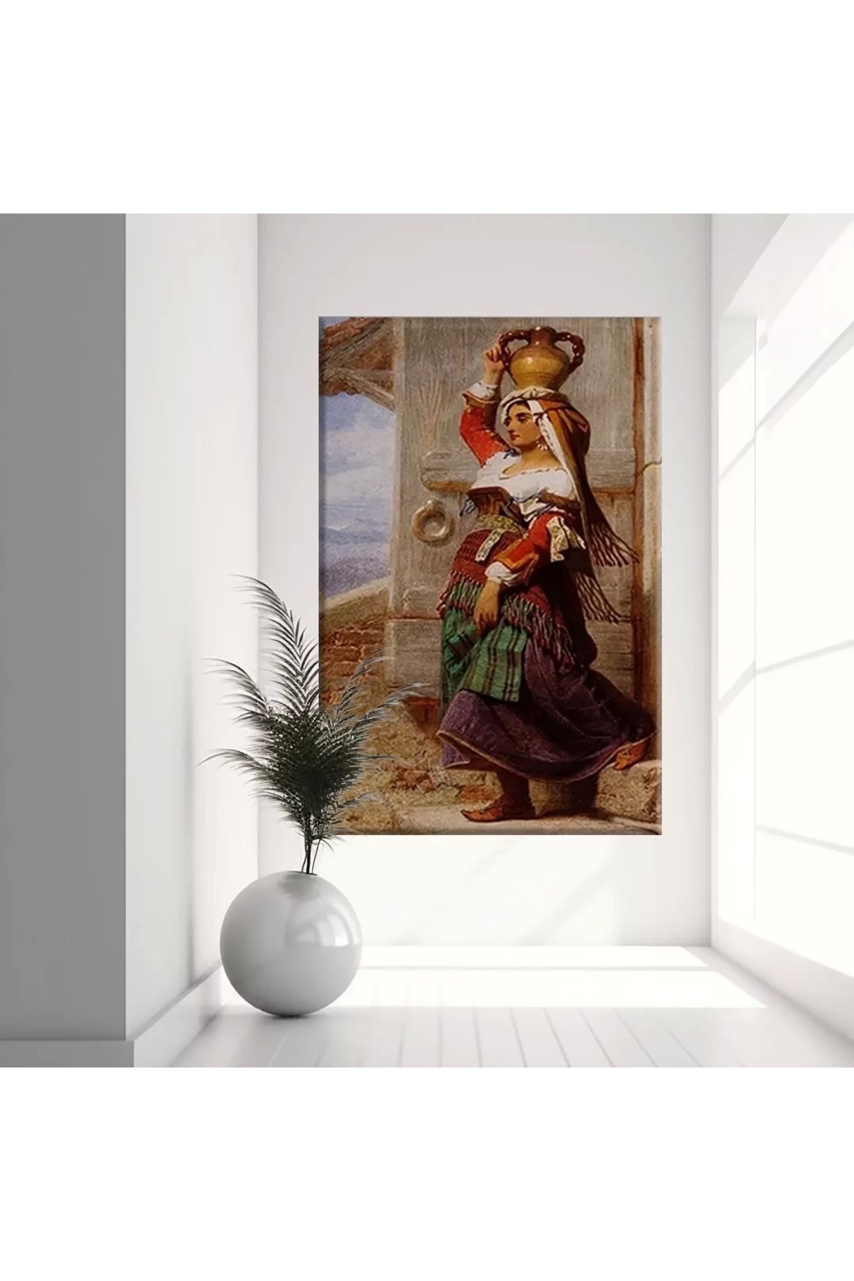 VOGLOO Su Taşıyan Roman Kanvas Tablo
