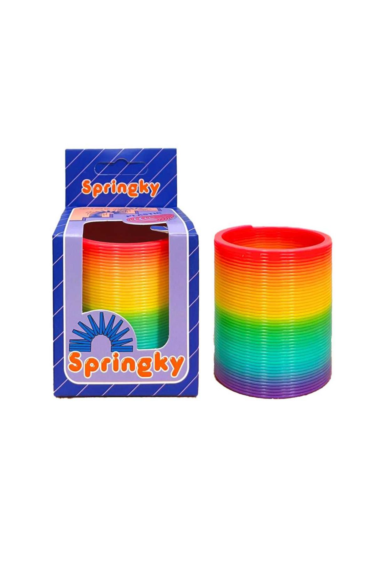 BAŞEL OYUNCAK SPRİNGKY STRES YAYI KÜÇÜK RAİNBOW SPRİNG AMERİCAN COLORED 3+