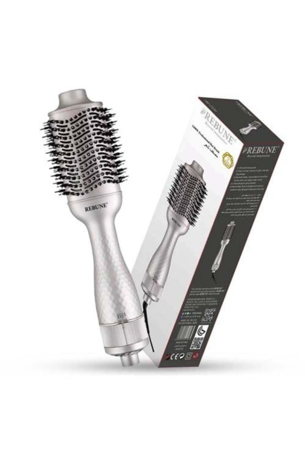 مصفف الشعر بالهواء الساخن Re-2126 بقوة 1300 واط - فرشاة أيونية من سيراميك التورمالين