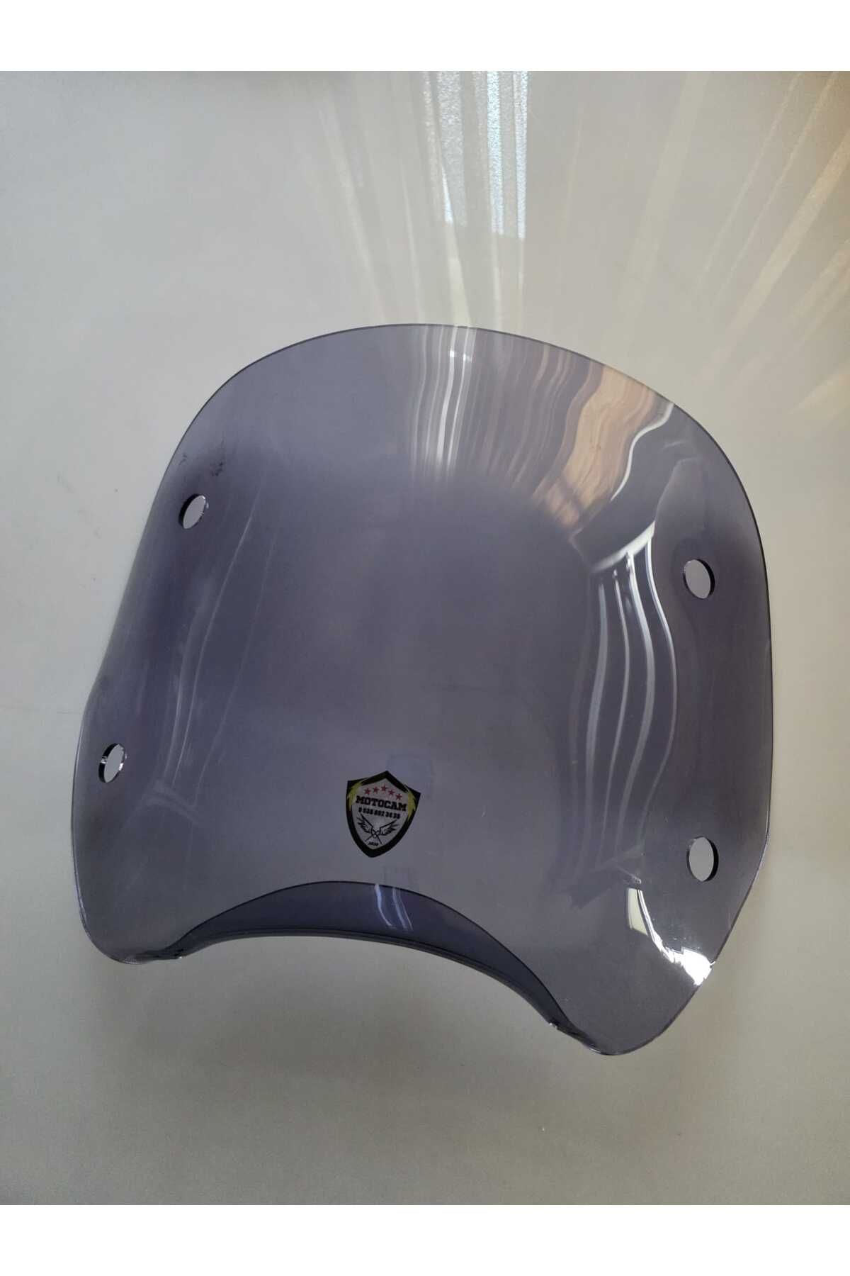 Piaggio Beverly 500 Ön Uzatma Camı 2001-2007 Model 34cm Füme Renkli 4mm APARATSIZDIR