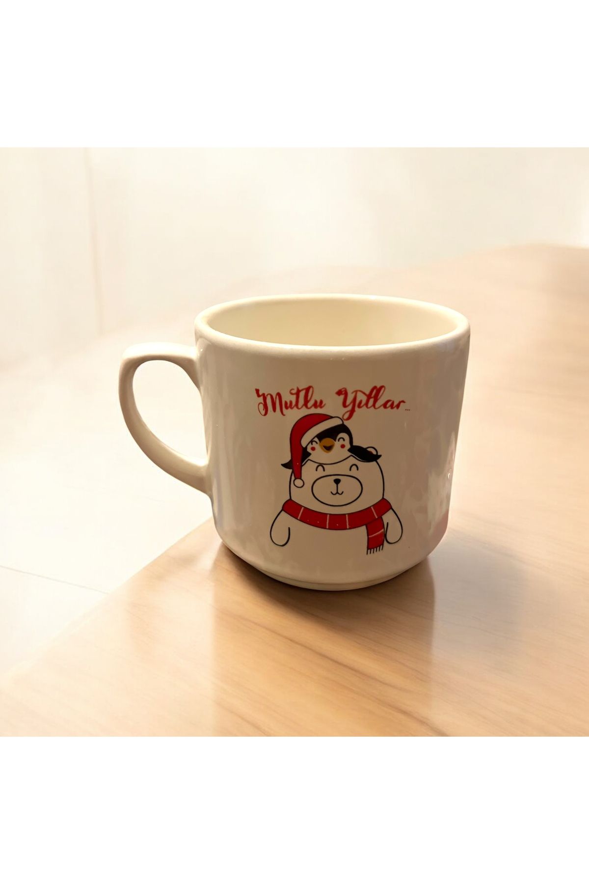 Giftorium Group Mutlu Yıllar Yazılı Yılbaşı Konsept Kupa Bardak Mug 200 Ml