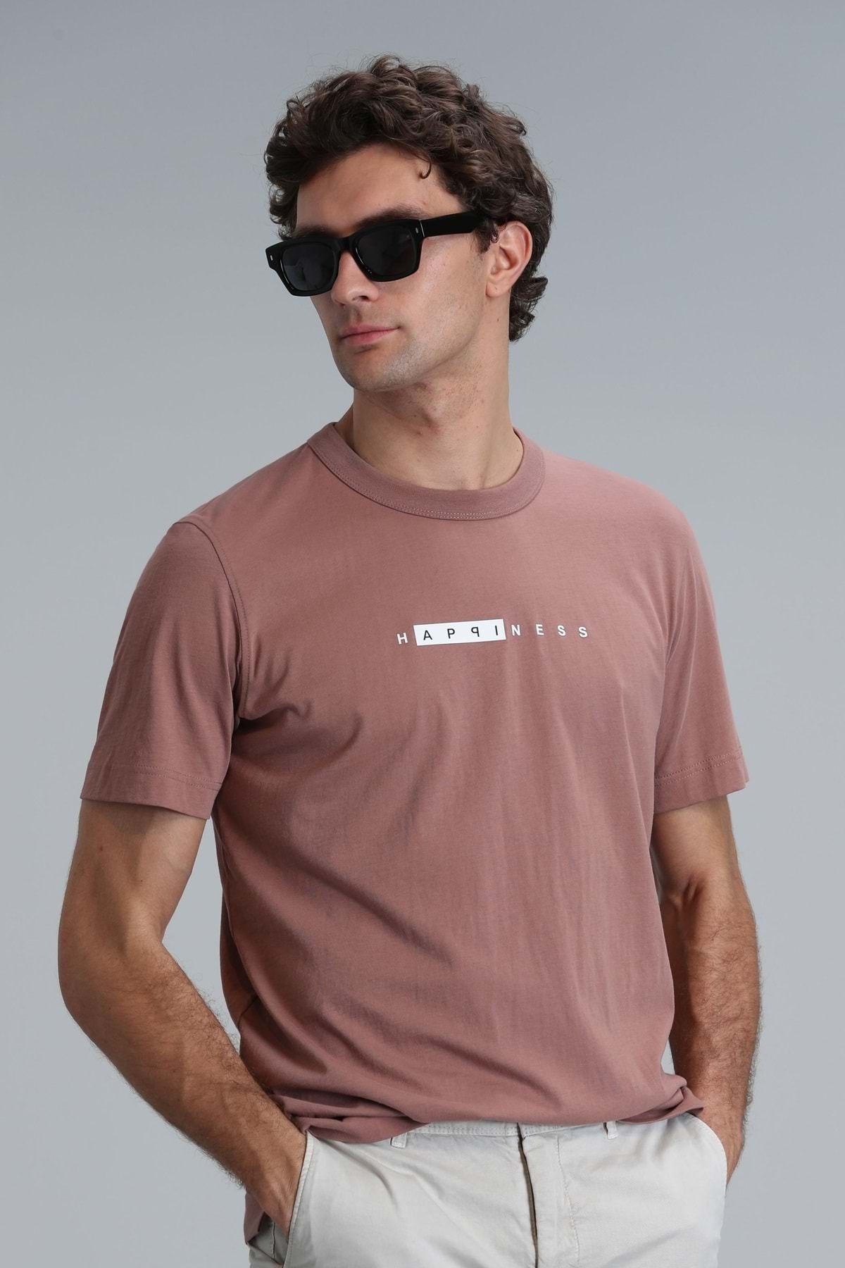 Lufian 111020206 Kane Modern Grafik T- Shirt Erkek T-Shirt TARÇIN