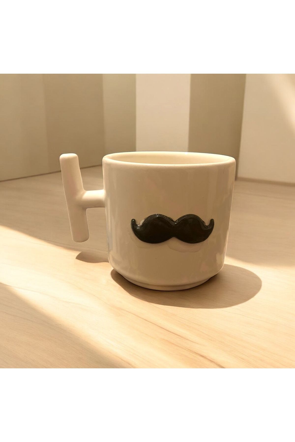 Giftorium Group Bıyıklı Kupa Bardak Mug 200 Ml