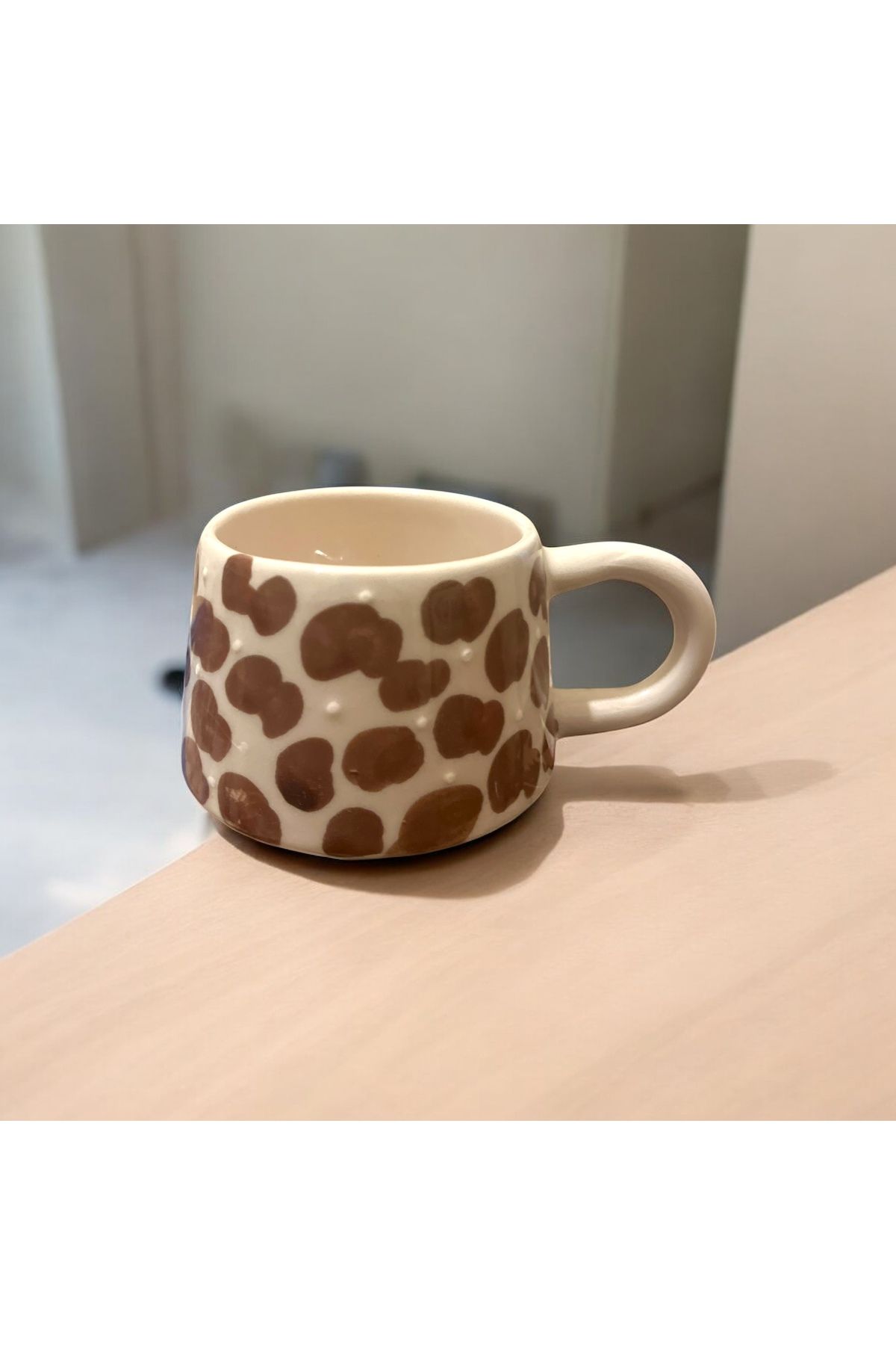Giftorium Group Benekli Kazan Kupa Bardak Mug 200 Ml