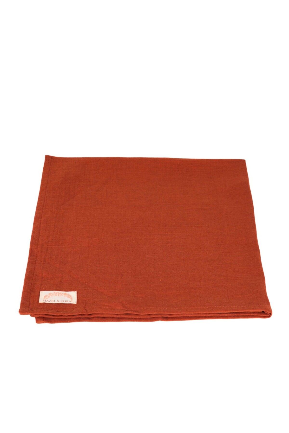 Hazel Coral 2 Katlı Müslin Bebek Örtüsü & Battaniyesi Kahverengi