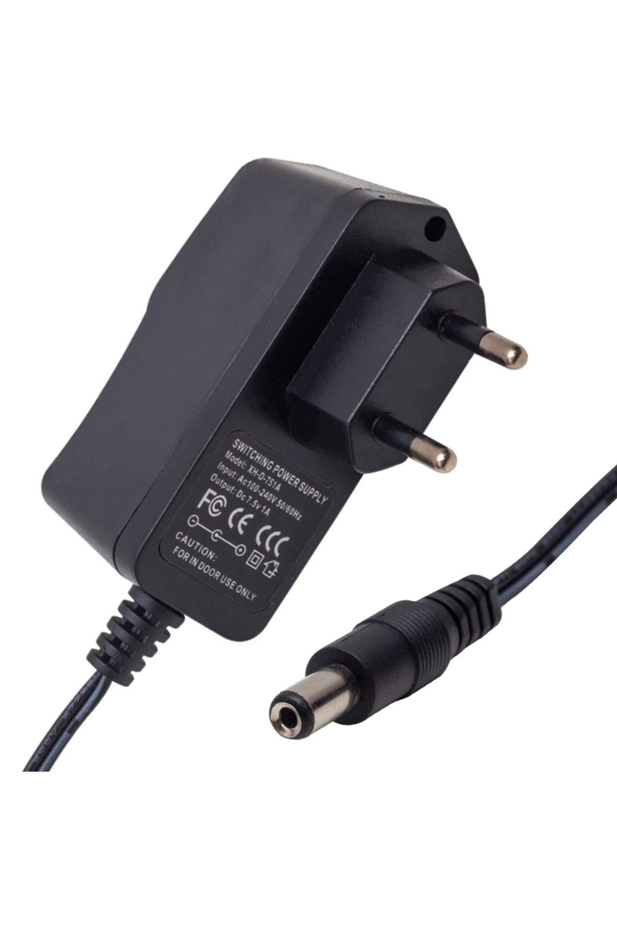 STOREMAX 7.5 VOLT - 1 AMPER 5.5*2.5 UÇLU PRİZ TİPİ ADAPTÖR (5047)