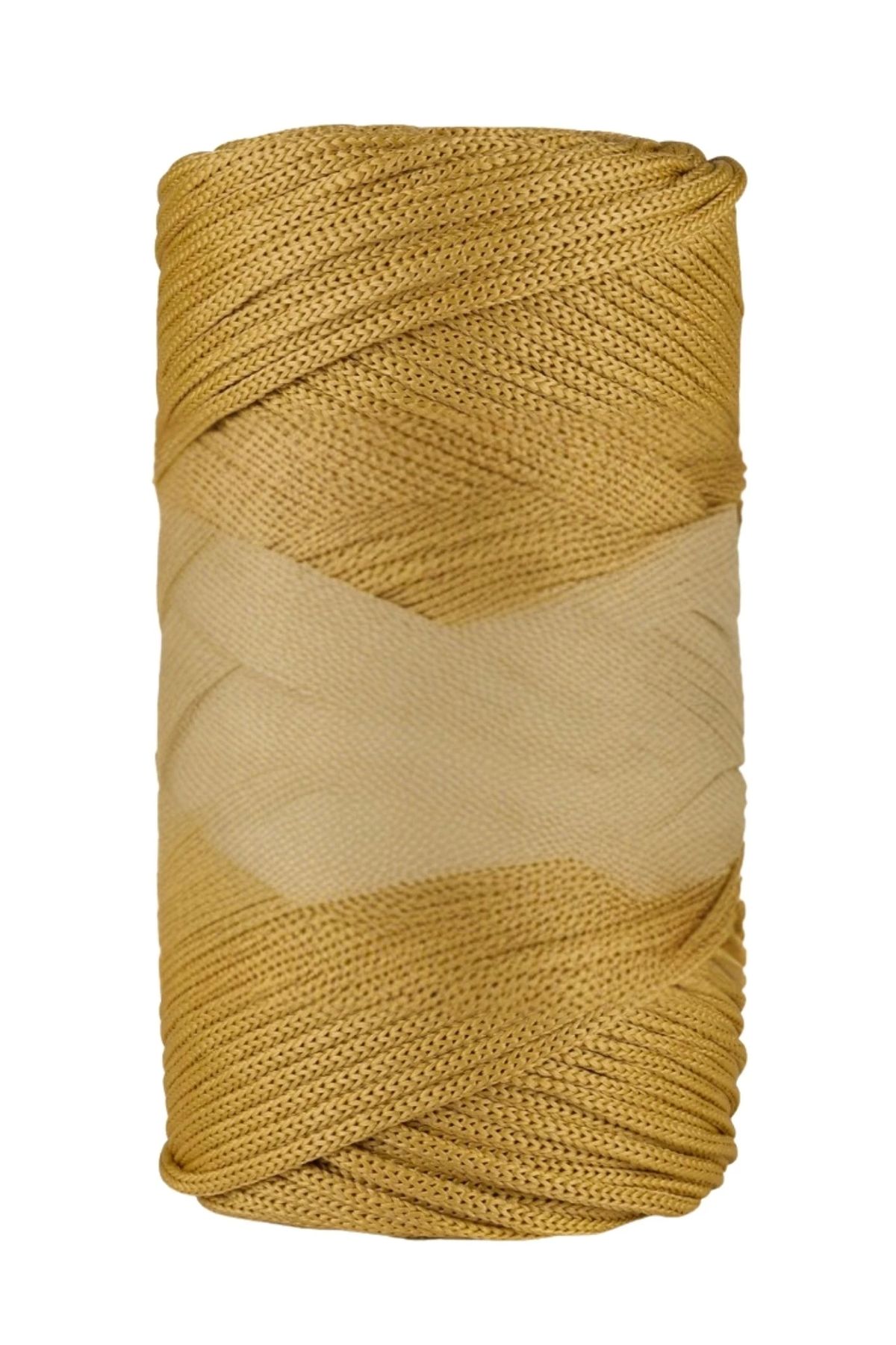 P Parla Makrome İpi 3mm Polyester Hardal