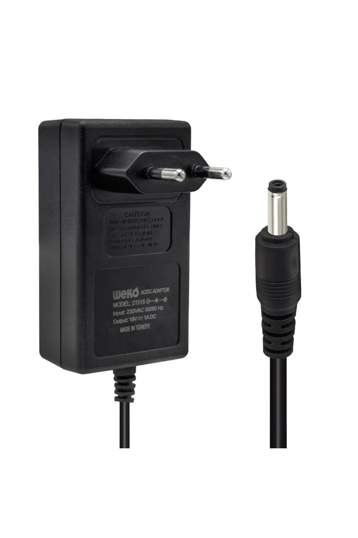 STOREMAX 18 VOLT - 1 AMPER 3.5*1.35 UÇLU YERLİ ÜRETİM PRİZ TİPİ ADAPTÖR (5047)
