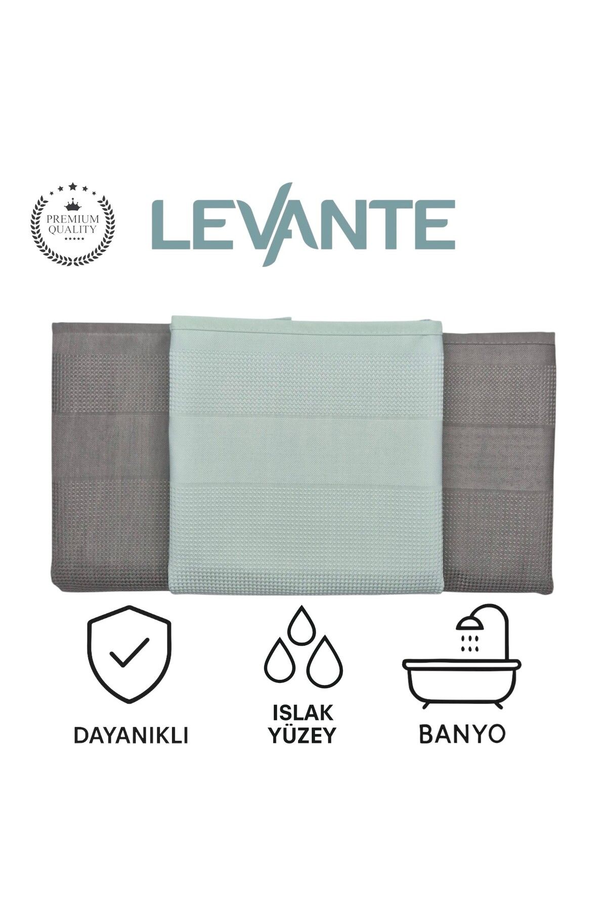 Levante Yeni Renk Serisi Sihirli Mikrofiber 3'lü Temizlik Bezi