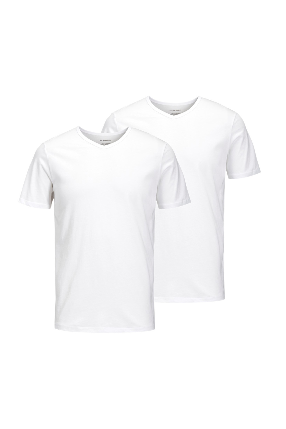 Jack & Jones-T-Shirts 2er Pack T-Shirt im 2er Pack JJ BASIC V-NECK TEE 1