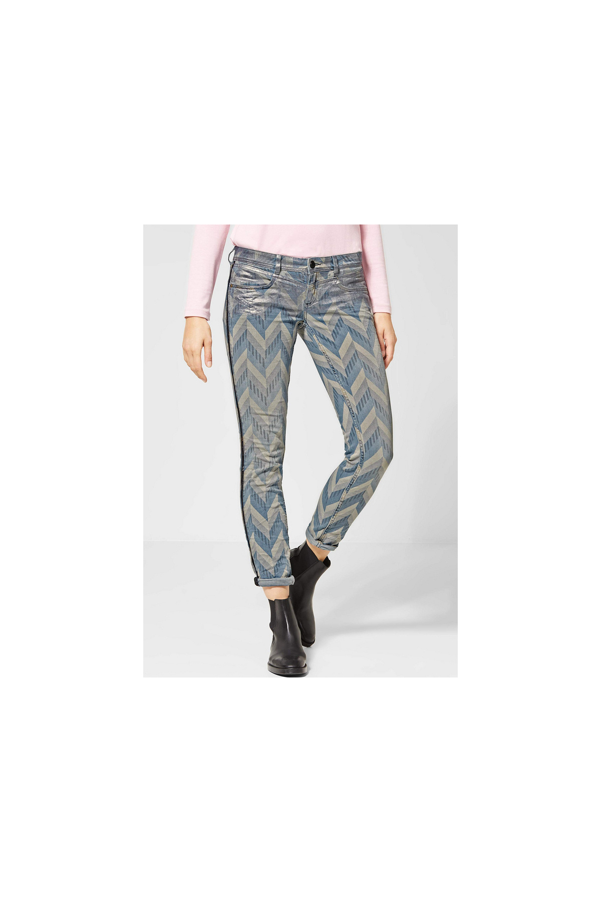 Street One-Jogginghose Für Damen In Blau 4