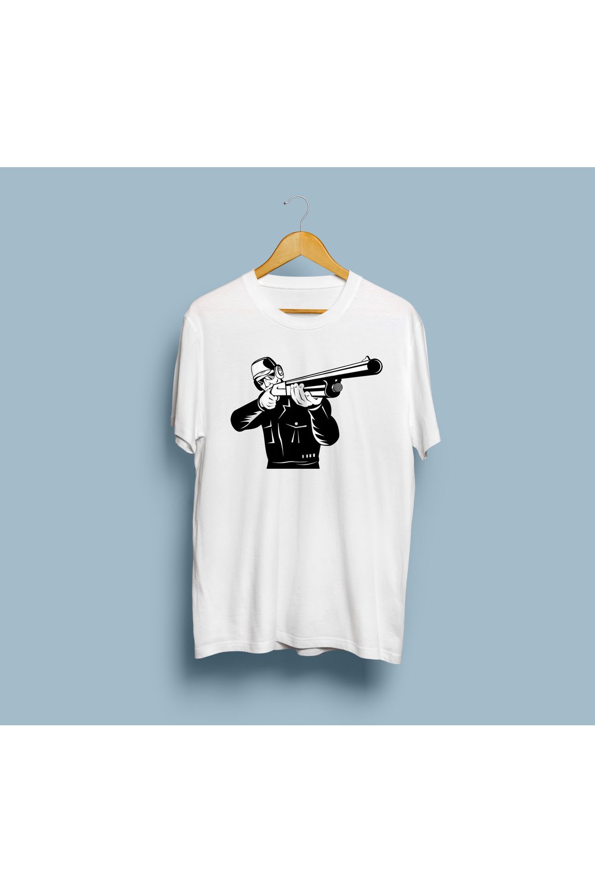 bahriyeli.jpeg Oversize Avcı Tüfek Tasarım Unisex T-shirt