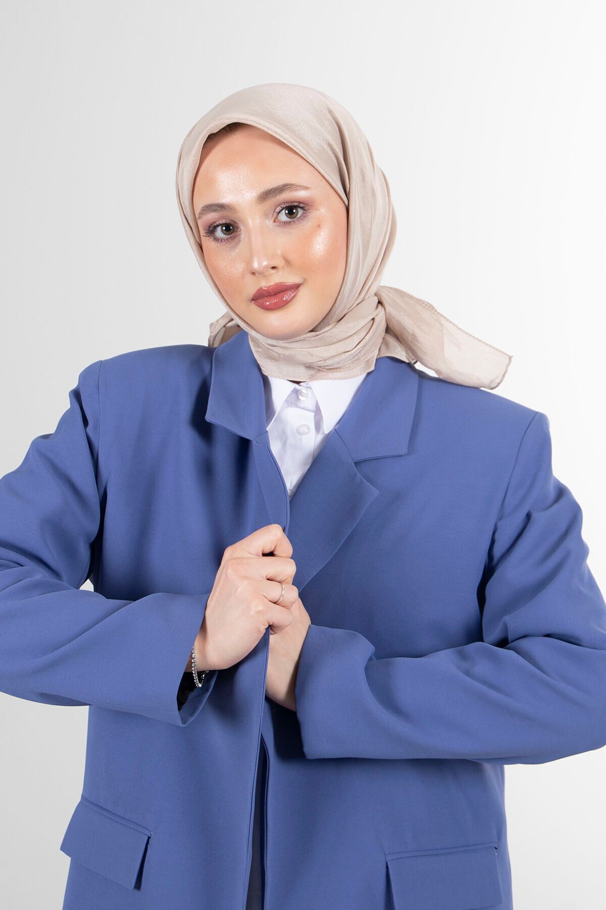 haremscarfs Brisa Vual Eşarp (Latte)