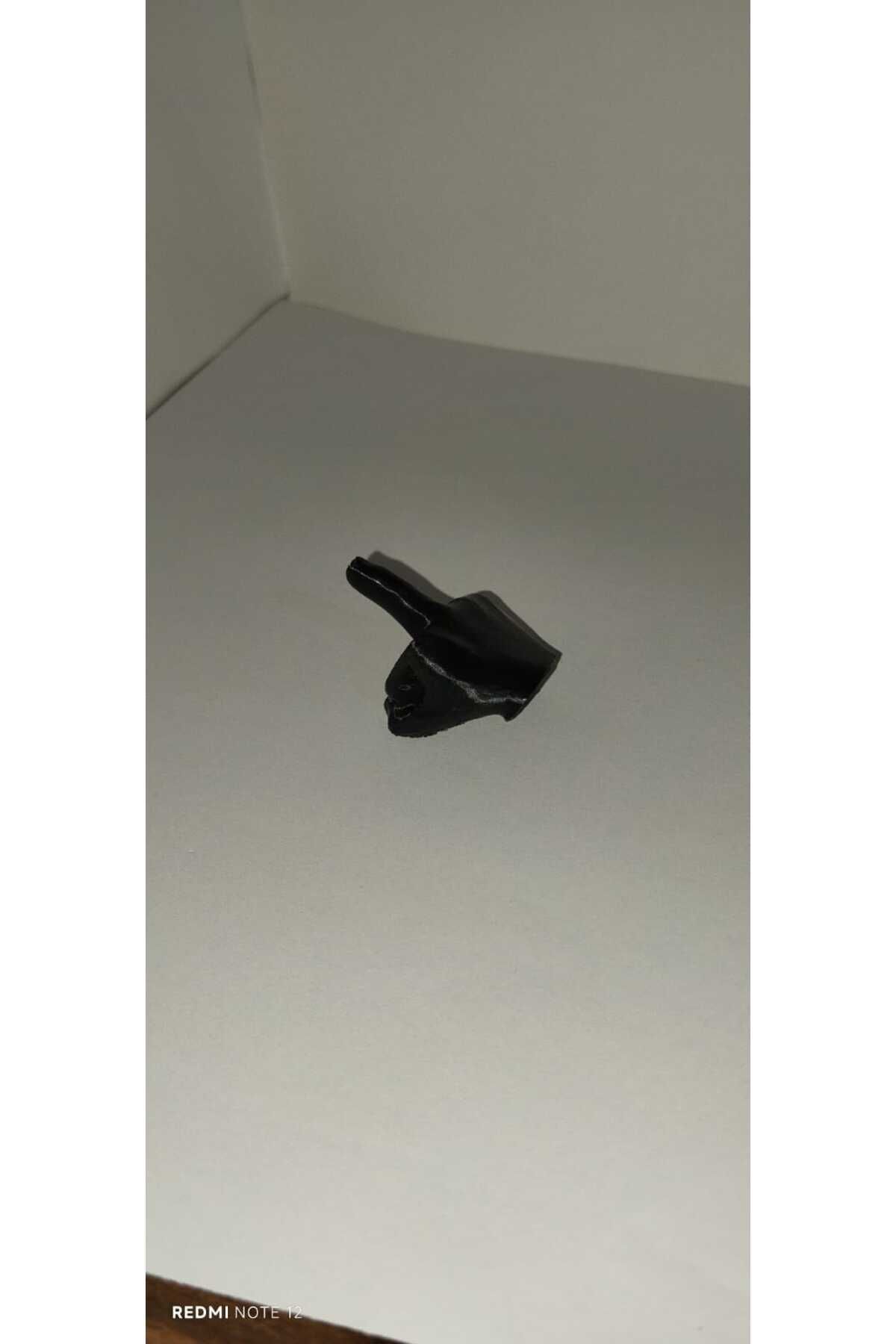 Kuaz3d 3D Baskı Orta Parmak Anahtarlık