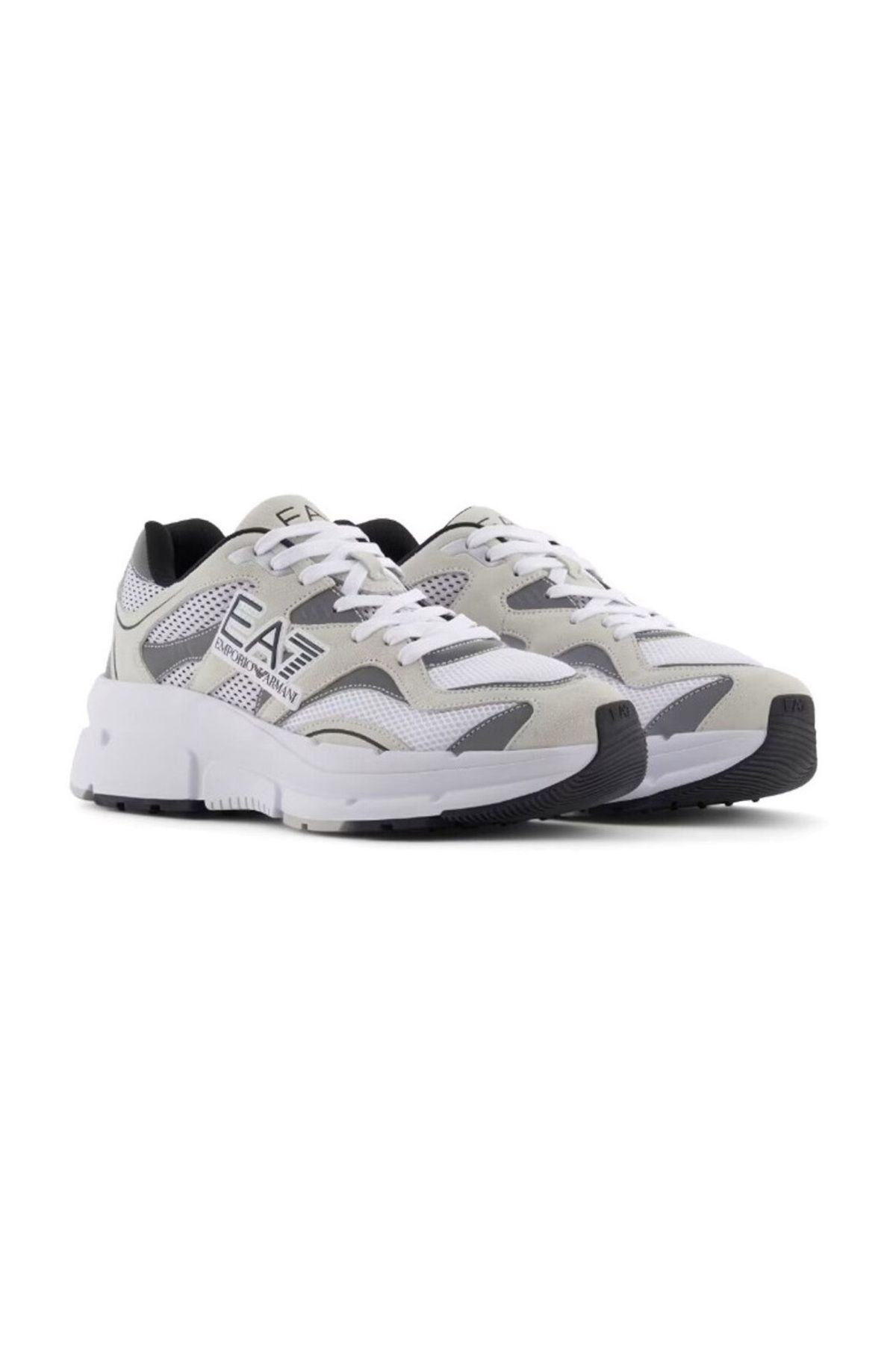 EA7 Erkek Ea7 Sneaker - Beyaz/Gri