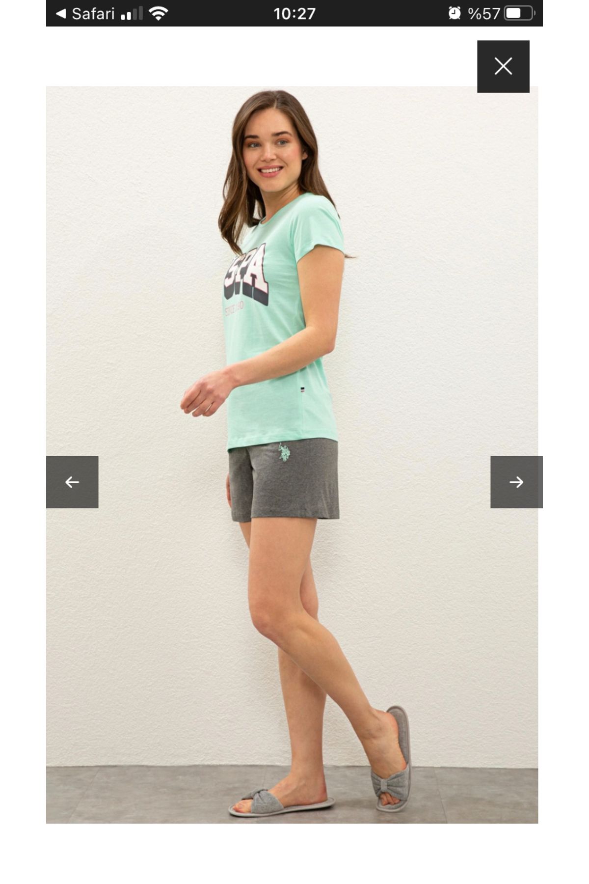 Polo Şortlu pijama takımı